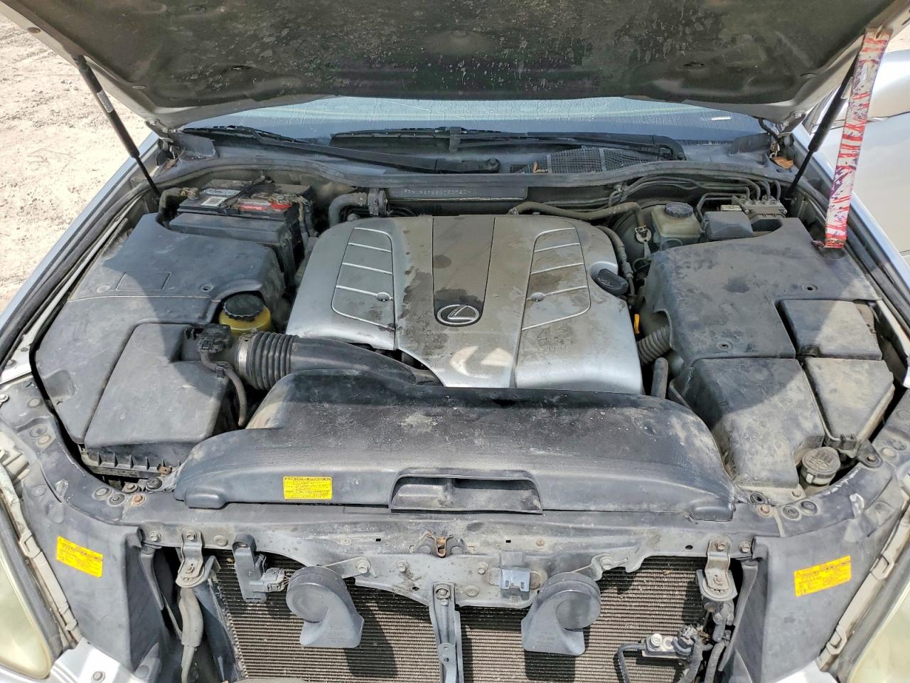 2005 Lexus Ls 430 Silver vin: JTHBN36F655020723