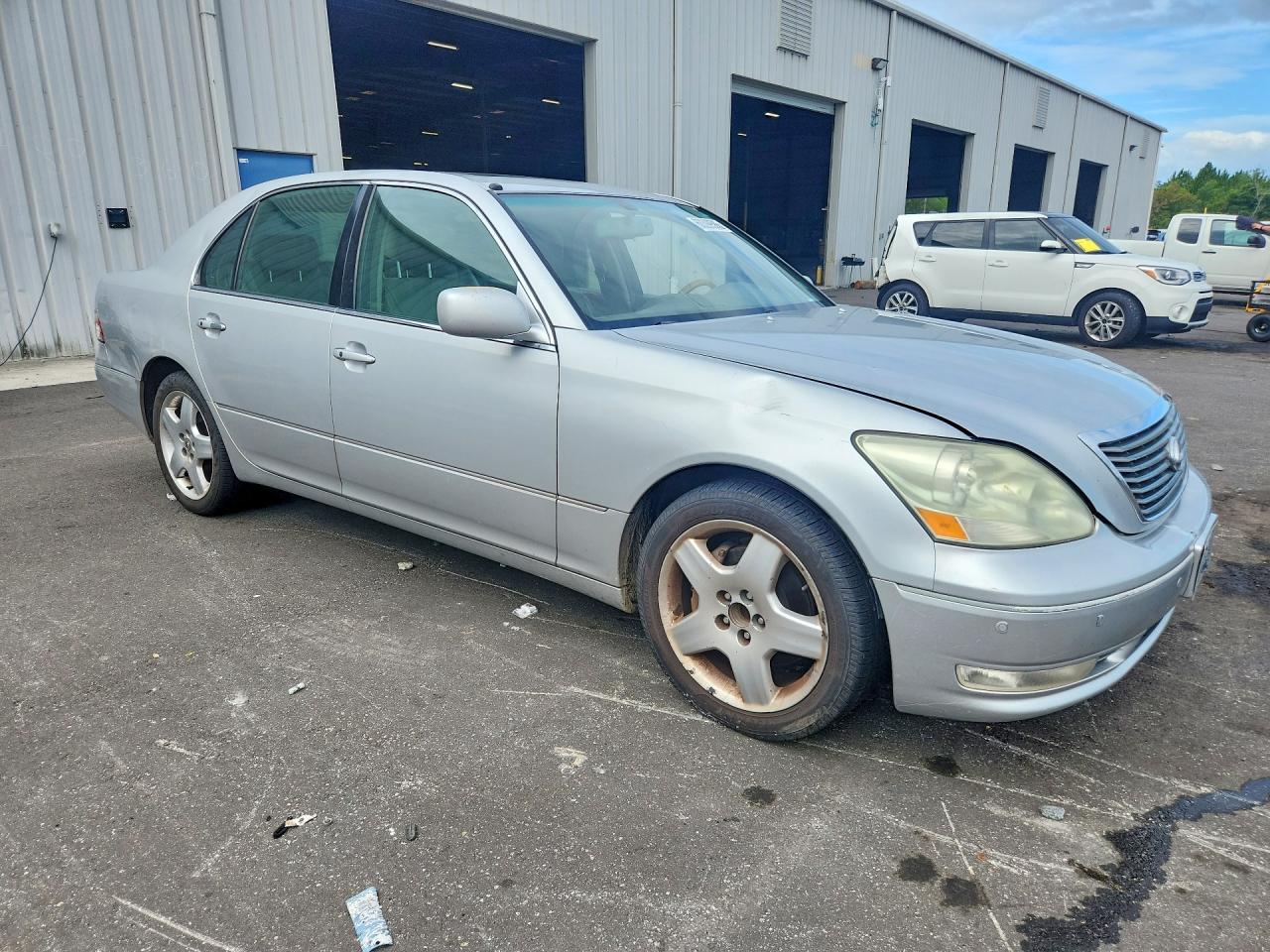 2005 Lexus Ls 430 Silver vin: JTHBN36F655021368