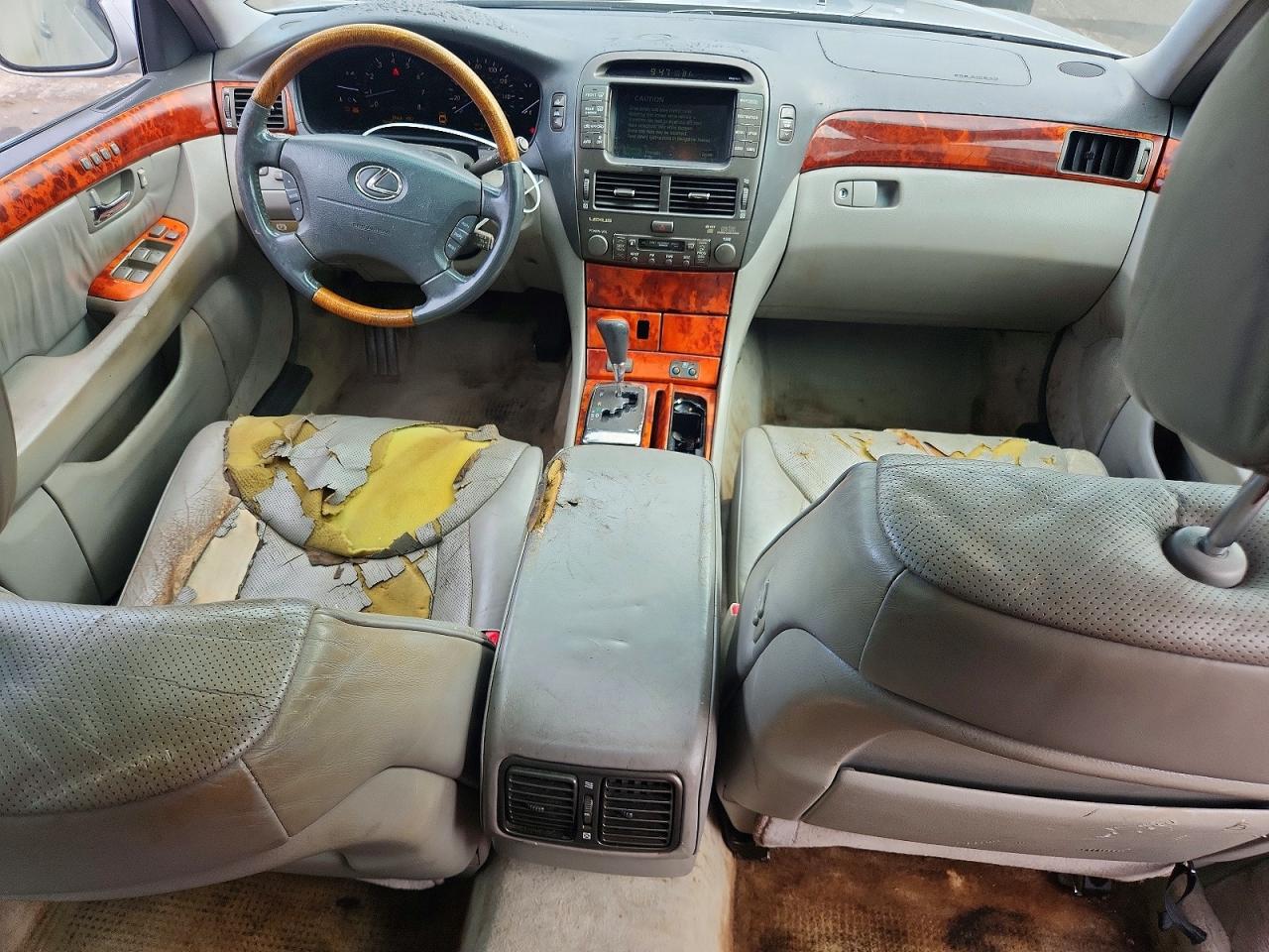 2005 Lexus Ls 430 Silver vin: JTHBN36F655021368