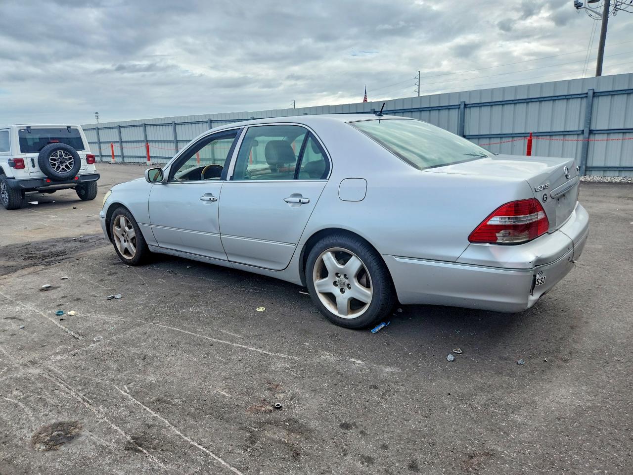 2005 Lexus Ls 430 Silver vin: JTHBN36F655021368