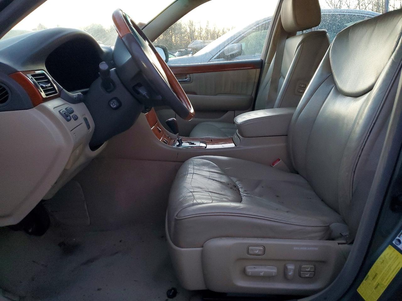 2005 Lexus Ls 430 Base Green vin: JTHBN36F655025338