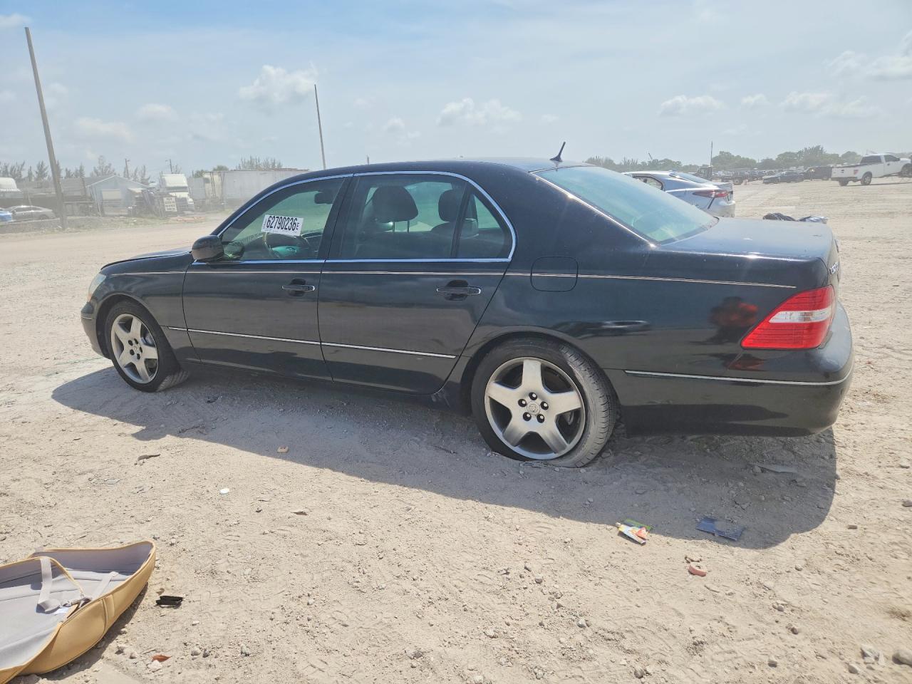 2006 Lexus Ls 430 Black vin: JTHBN36F665042349
