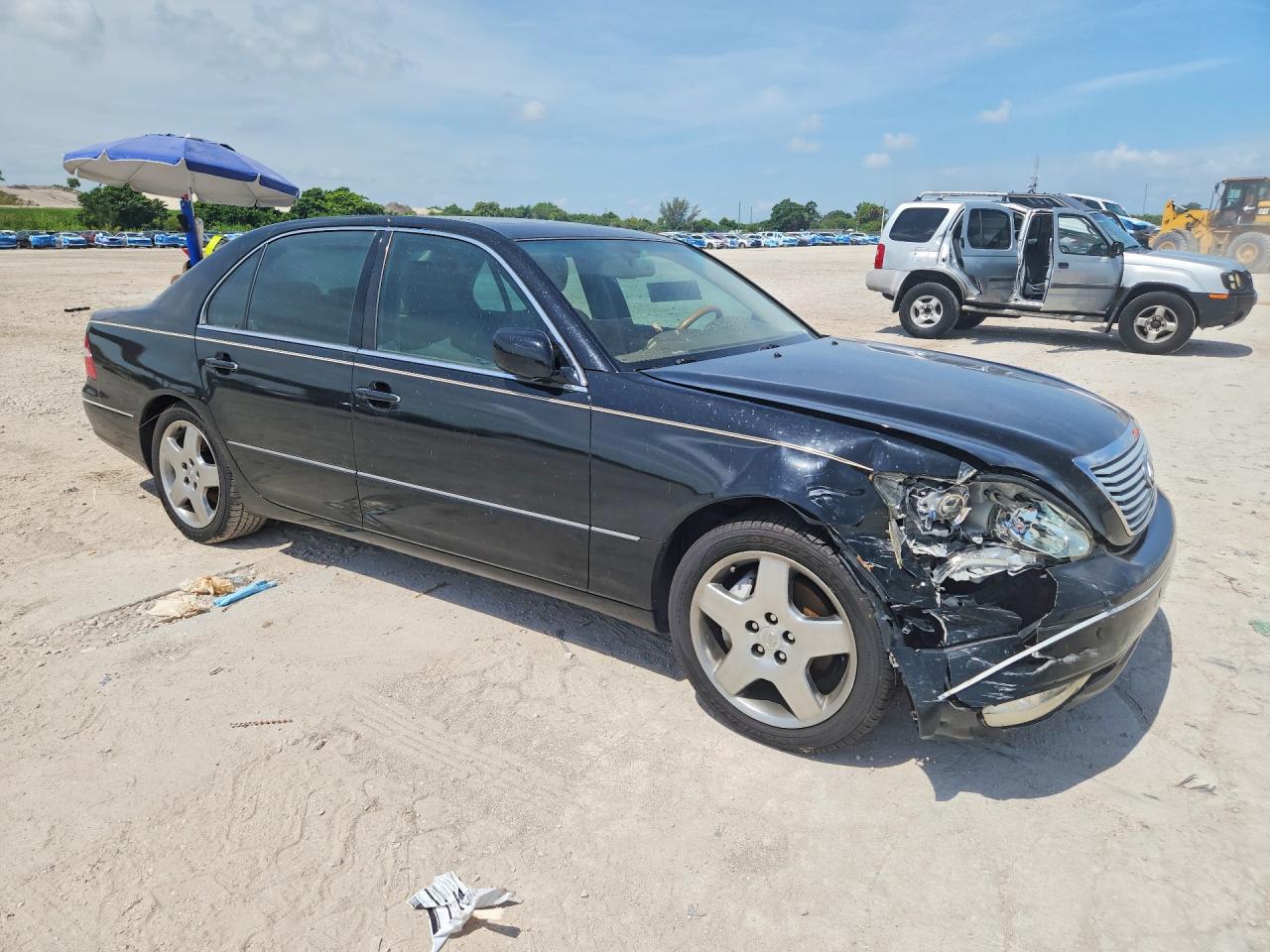 2006 Lexus Ls 430 Black vin: JTHBN36F665042349