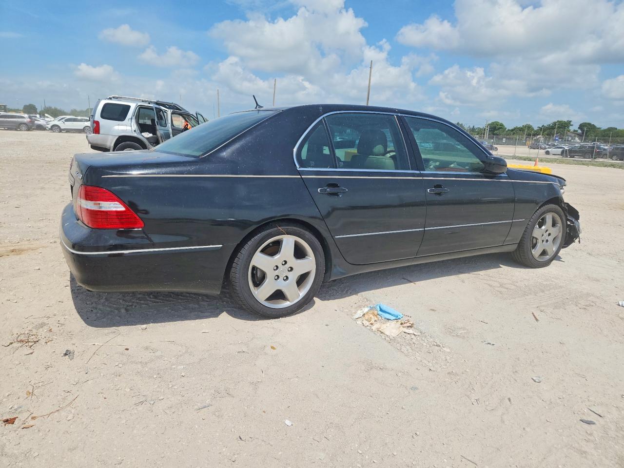 2006 Lexus Ls 430 Black vin: JTHBN36F665042349