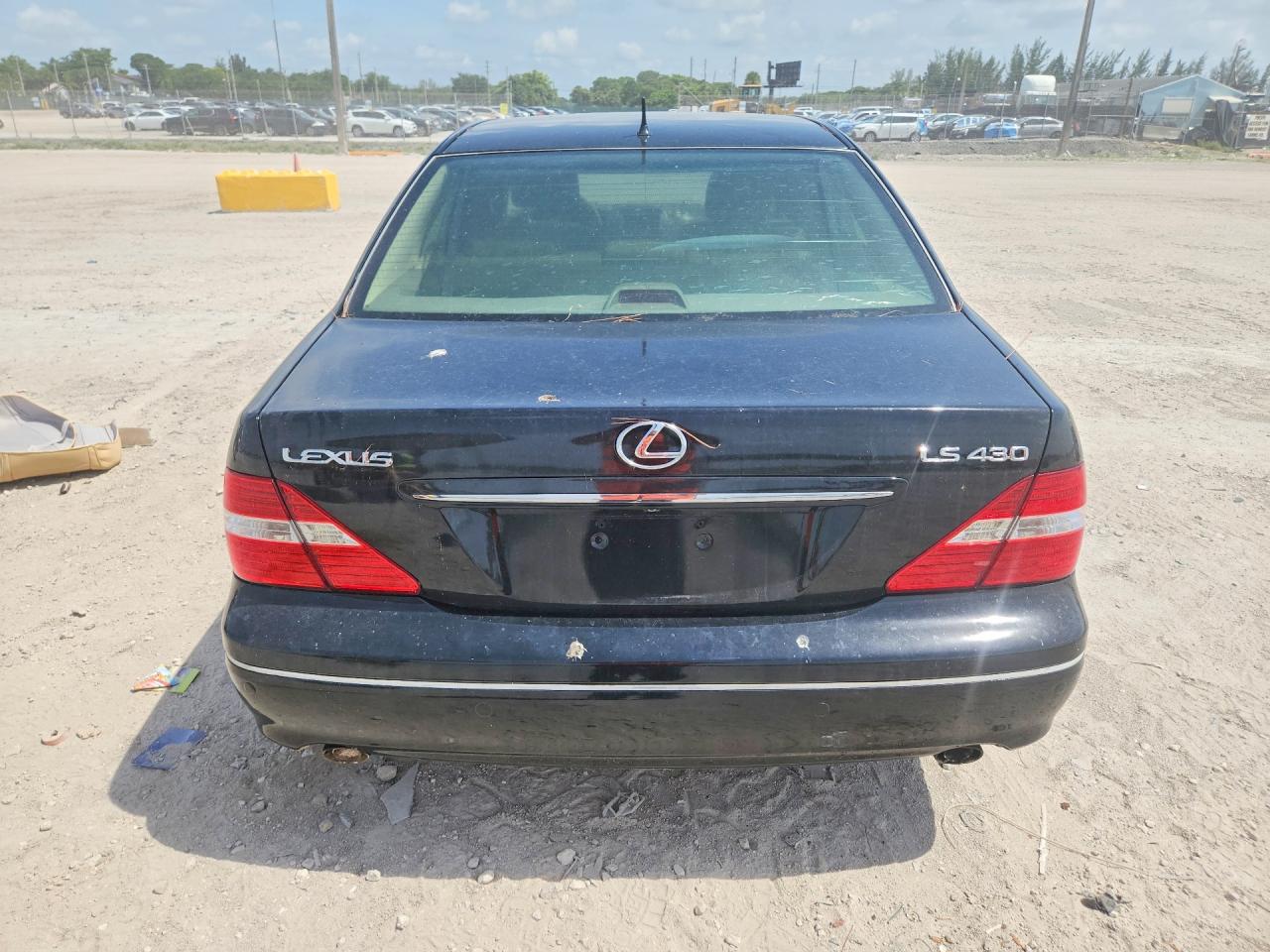 2006 Lexus Ls 430 Black vin: JTHBN36F665042349