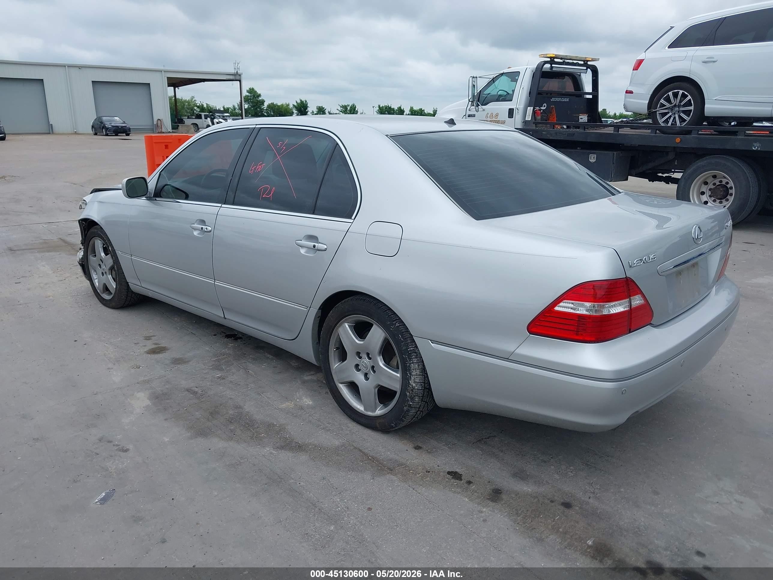 2006 Lexus Ls 430 Silver vin: JTHBN36F665050418