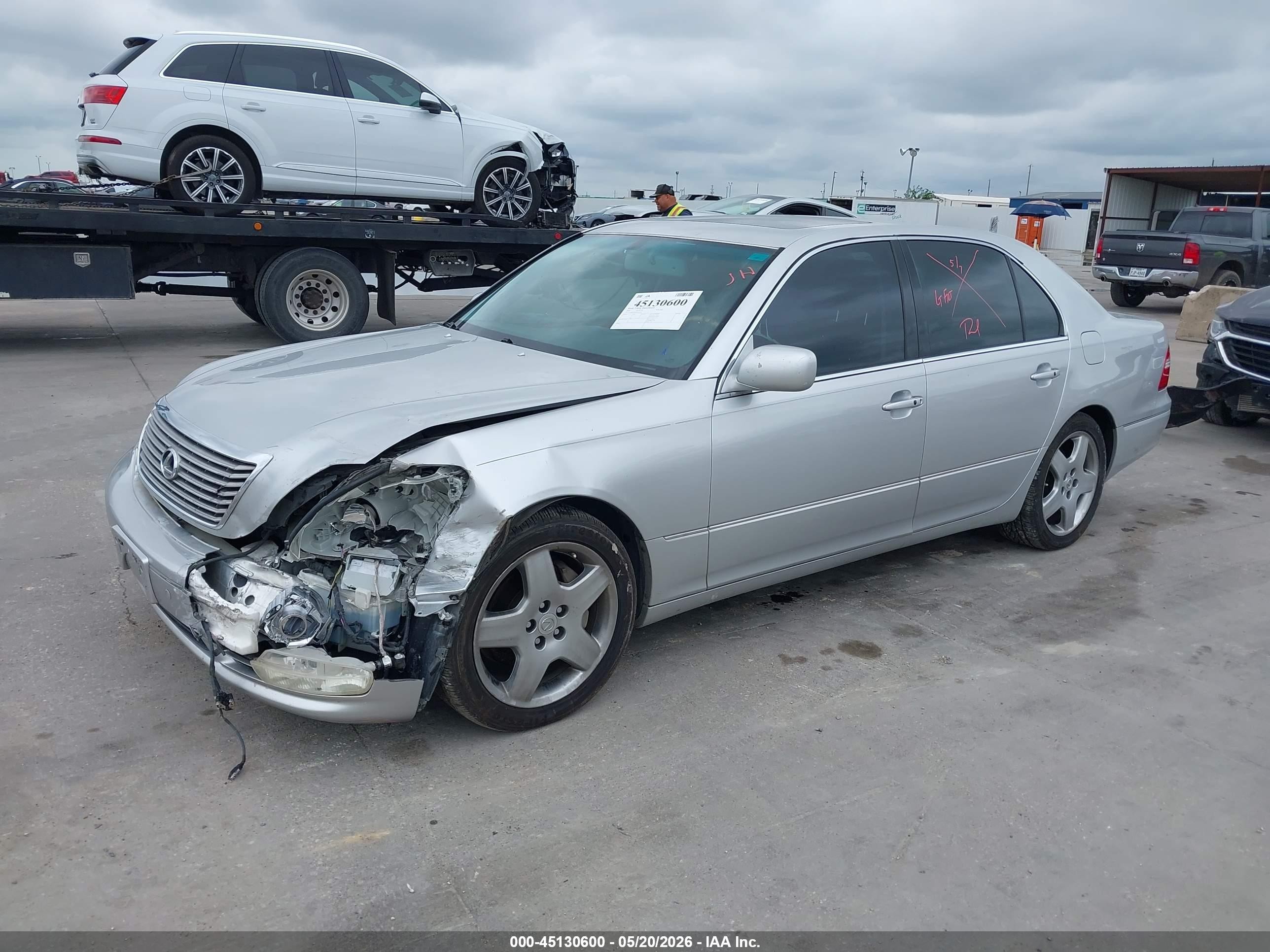 2006 Lexus Ls 430 Silver vin: JTHBN36F665050418