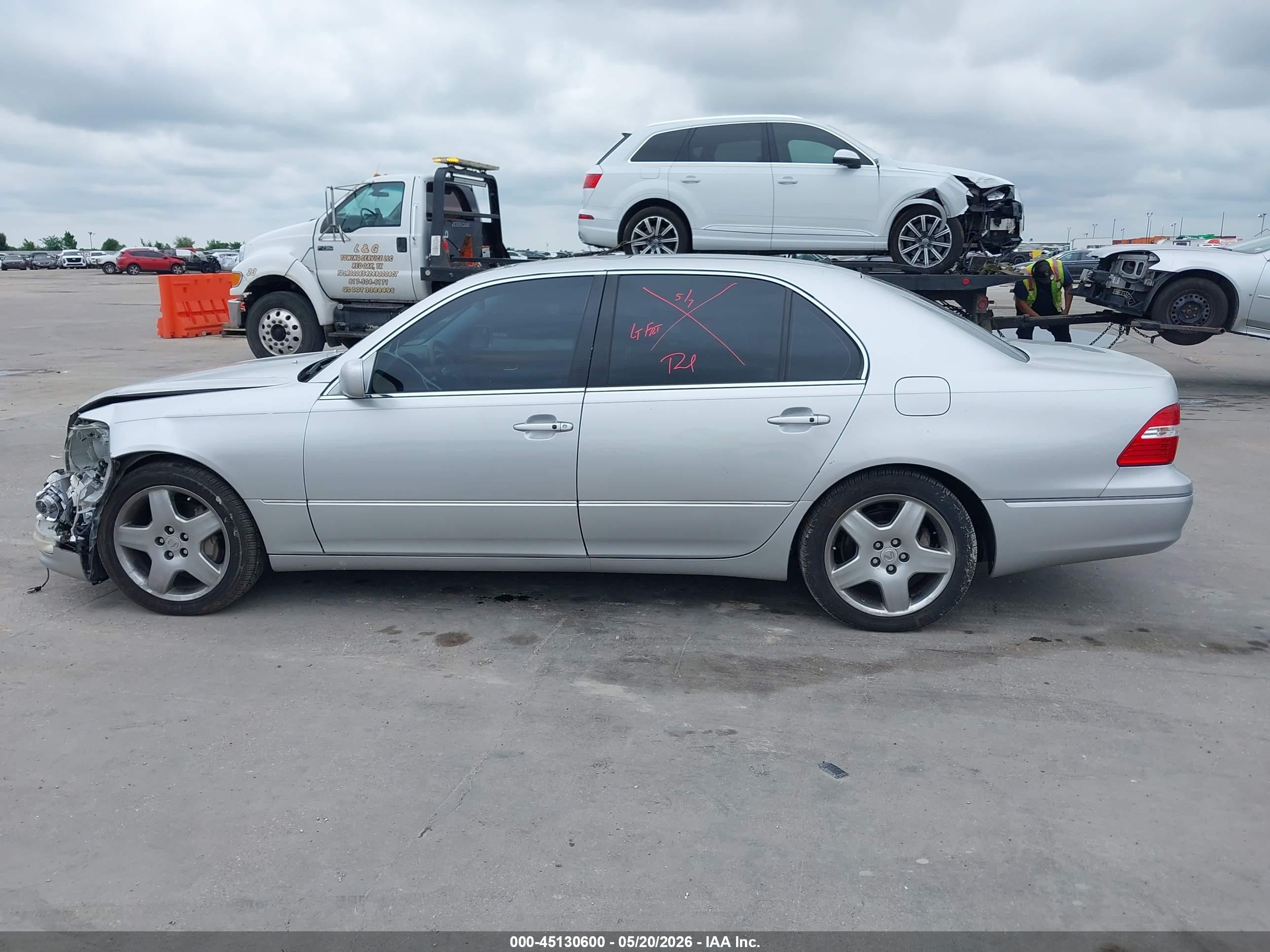 2006 Lexus Ls 430 Silver vin: JTHBN36F665050418