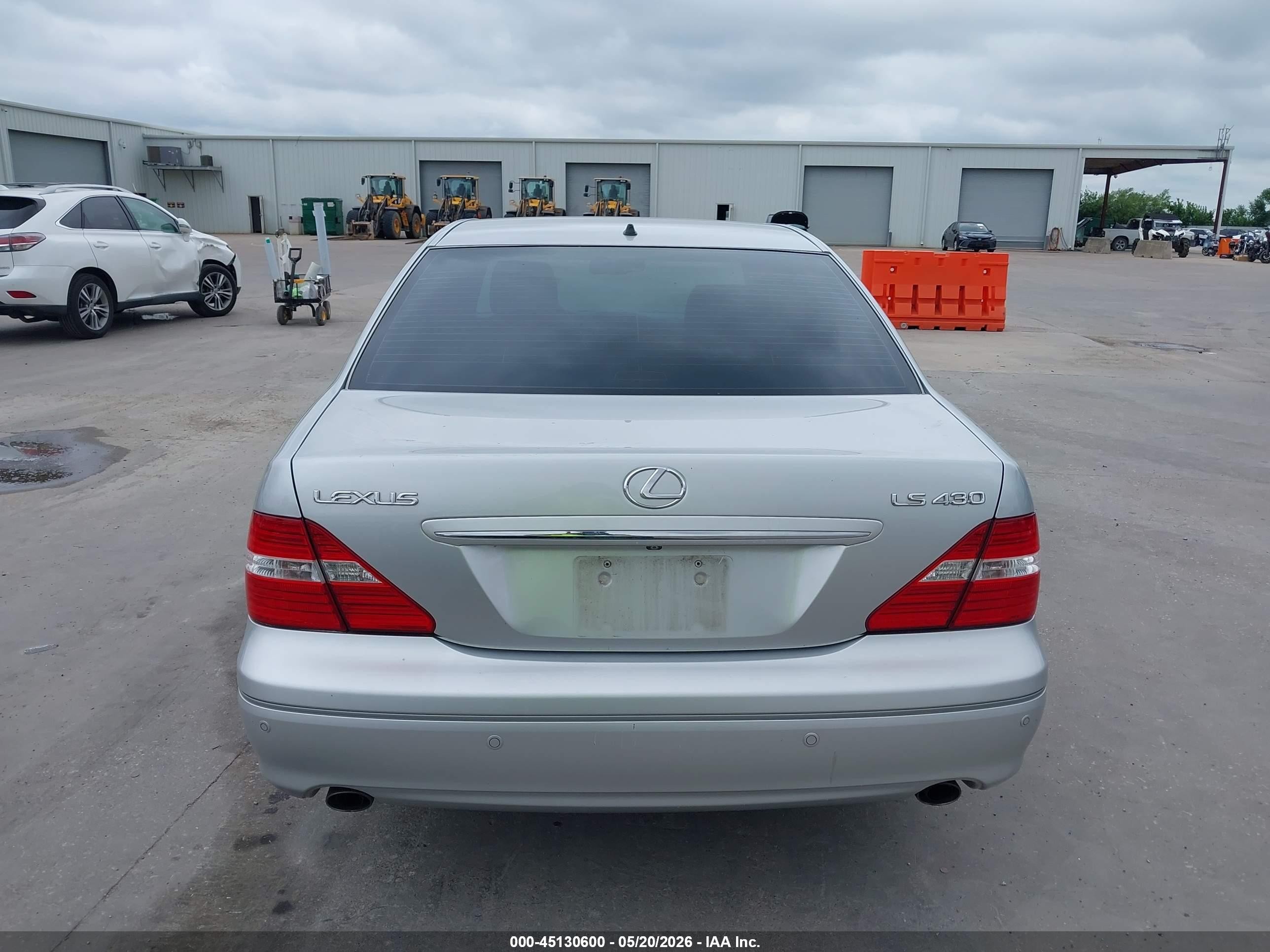 2006 Lexus Ls 430 Silver vin: JTHBN36F665050418