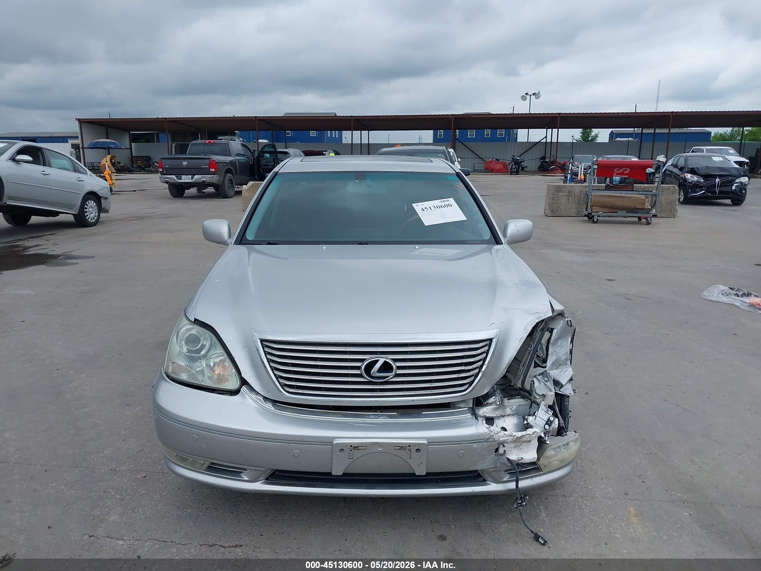 2006 Lexus Ls 430 Silver vin: JTHBN36F665050418