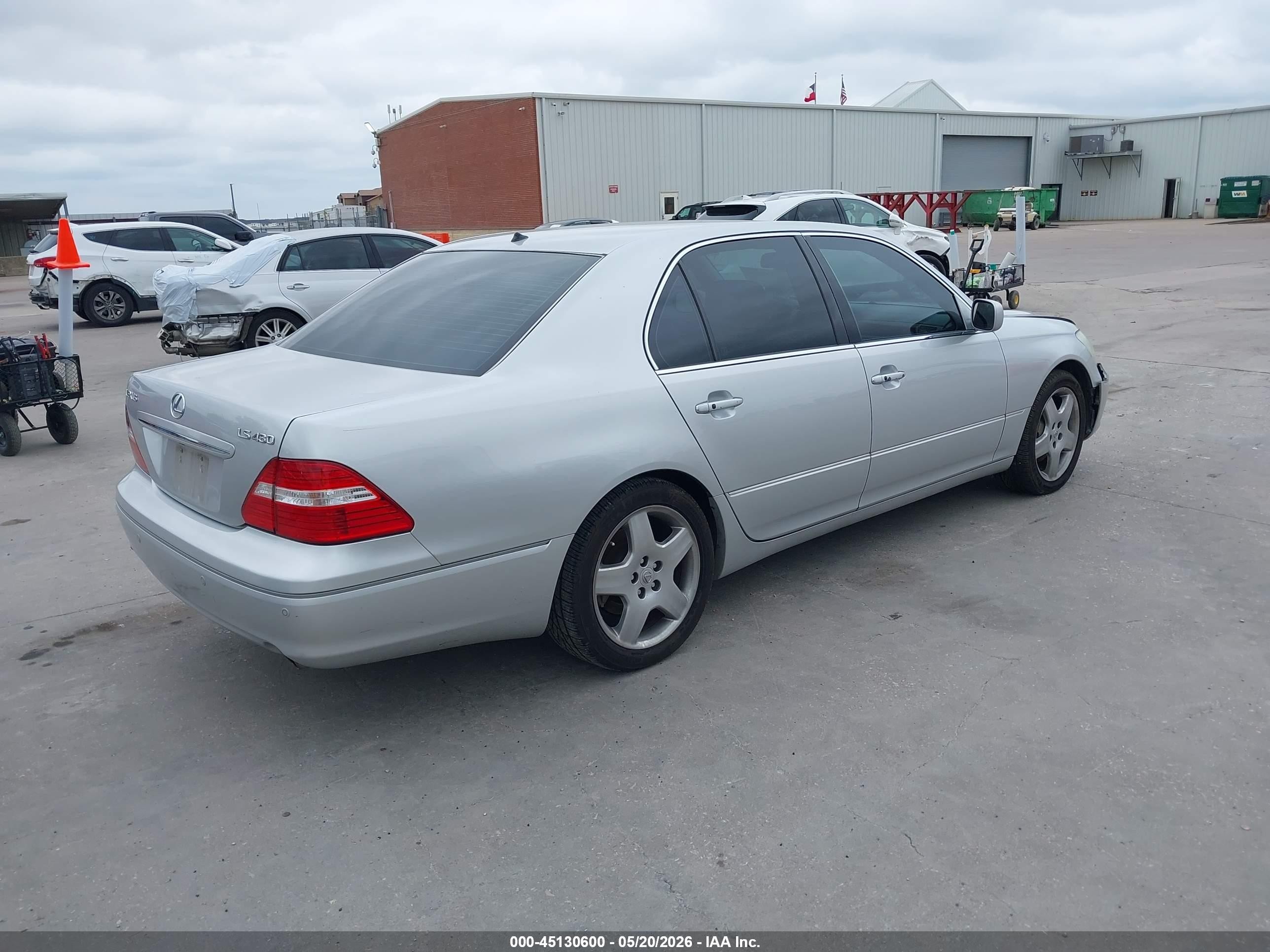 2006 Lexus Ls 430 Silver vin: JTHBN36F665050418