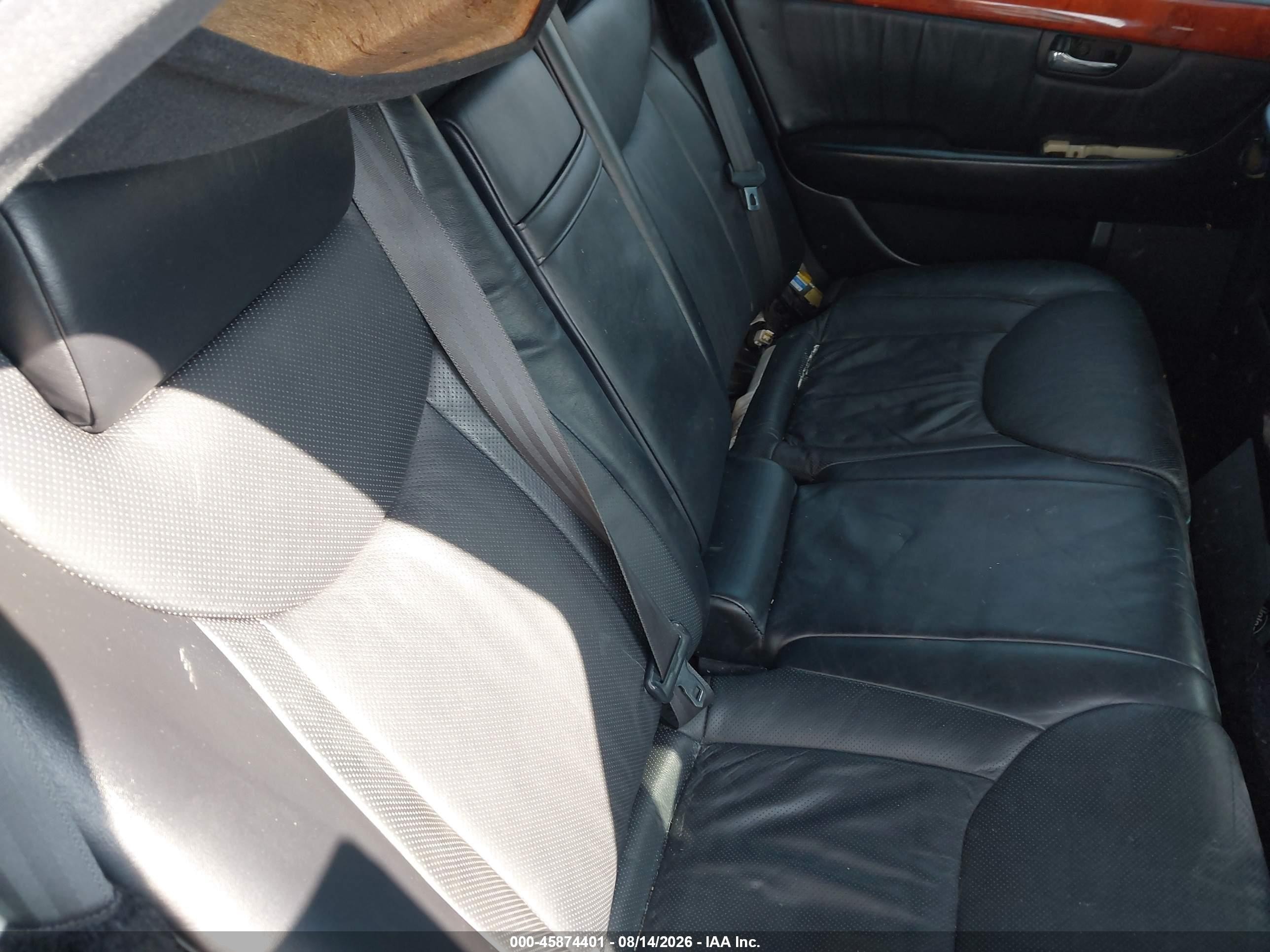 2006 Lexus Ls 430   Black vin: JTHBN36F665050614