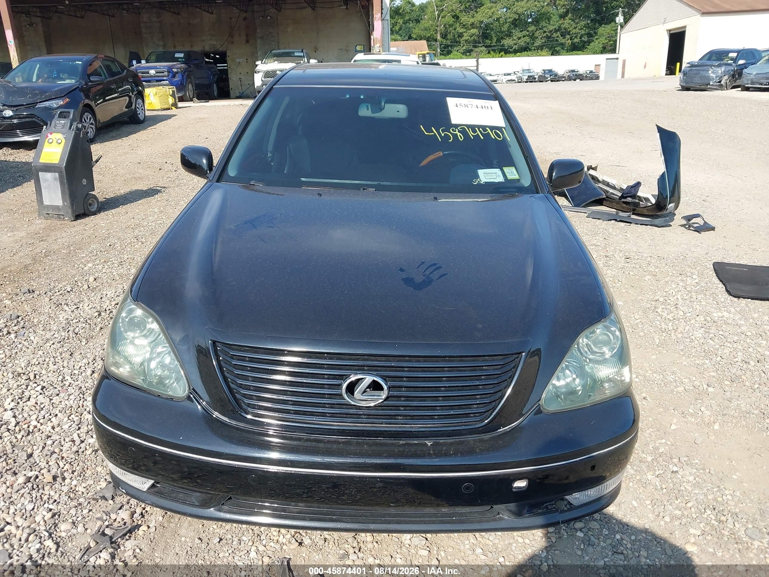 2006 Lexus Ls 430   Black vin: JTHBN36F665050614