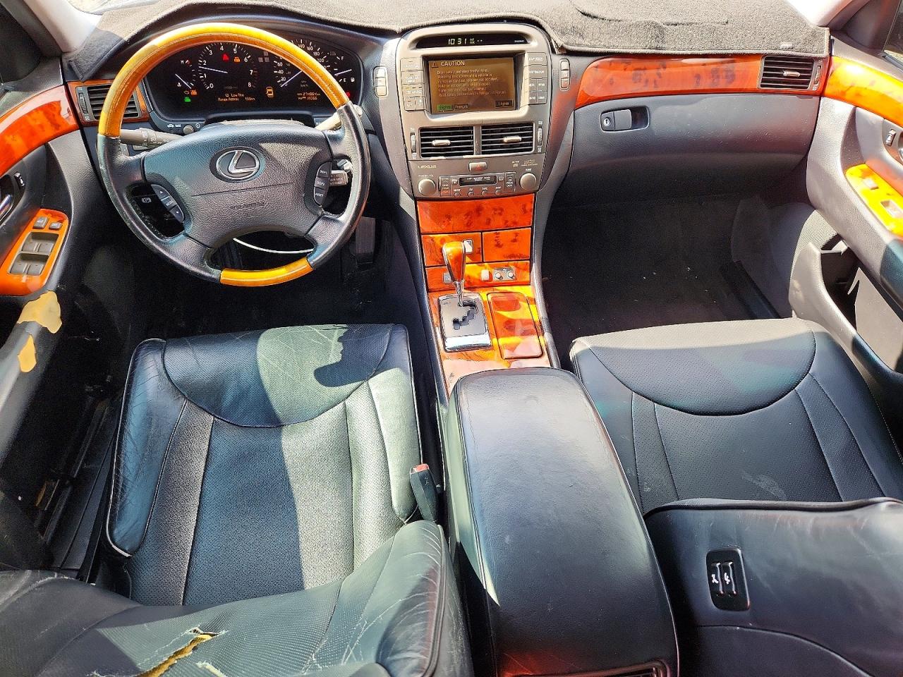 2004 Lexus Ls 430 Black vin: JTHBN36F740127646