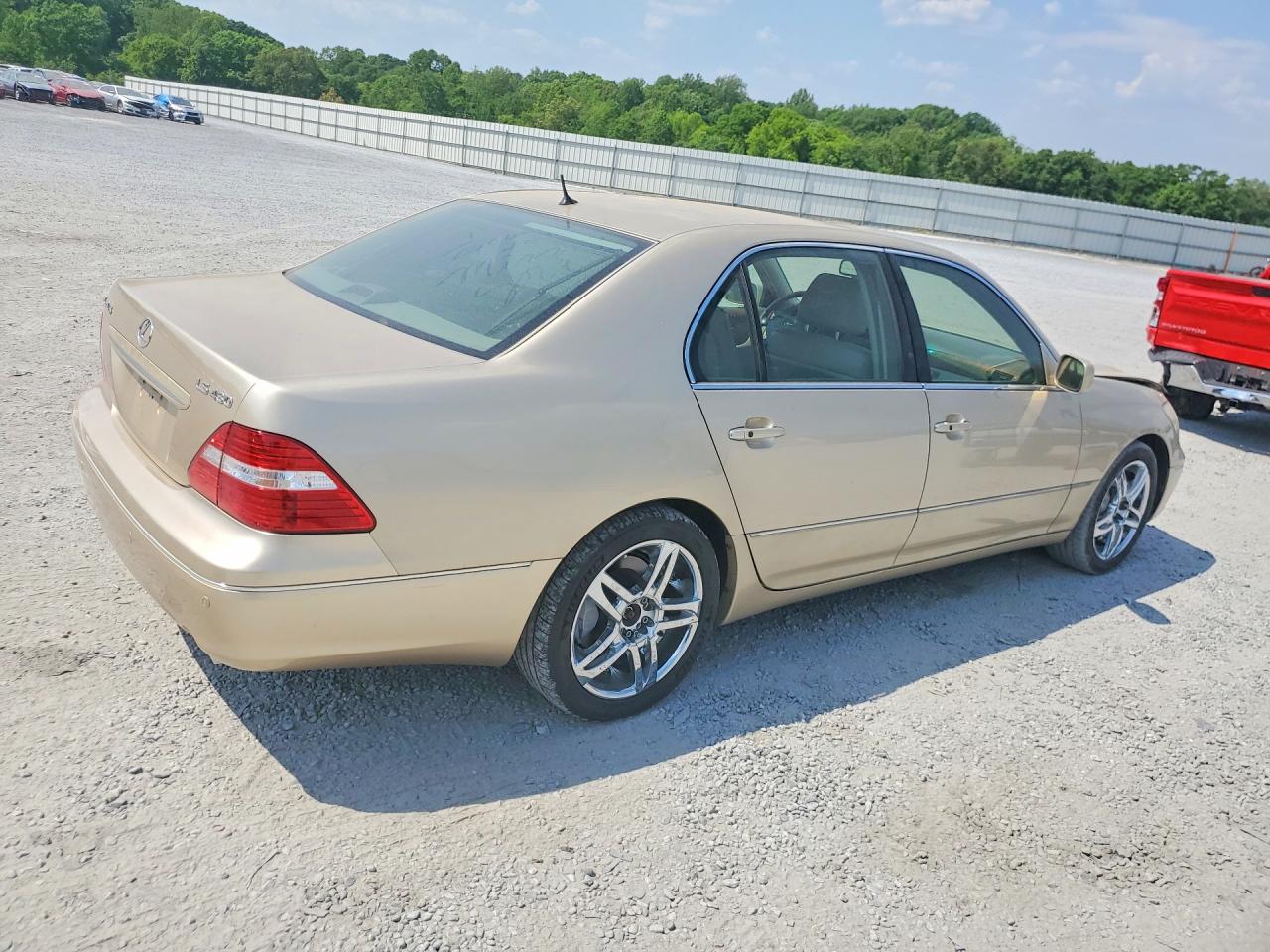 2004 Lexus Ls 430 Beige vin: JTHBN36F740152675