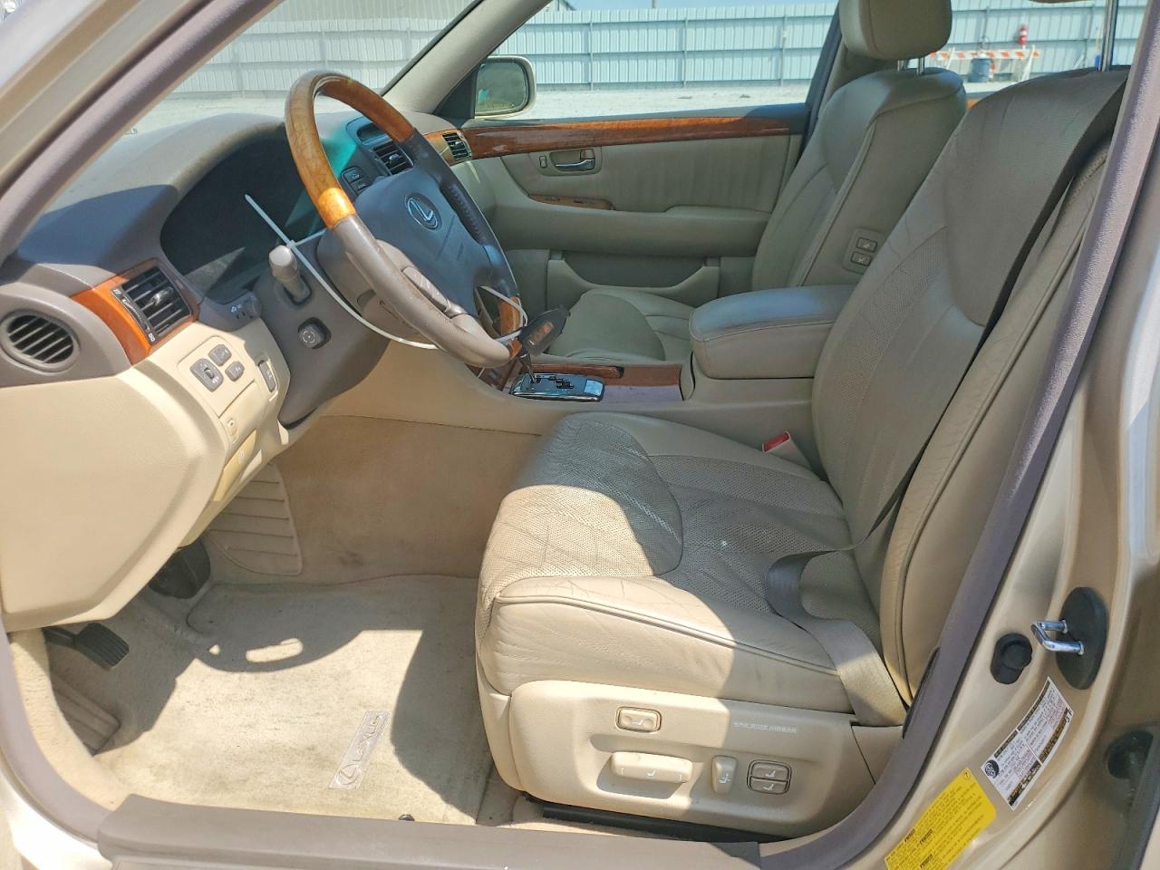 2004 Lexus Ls 430 Beige vin: JTHBN36F740152675