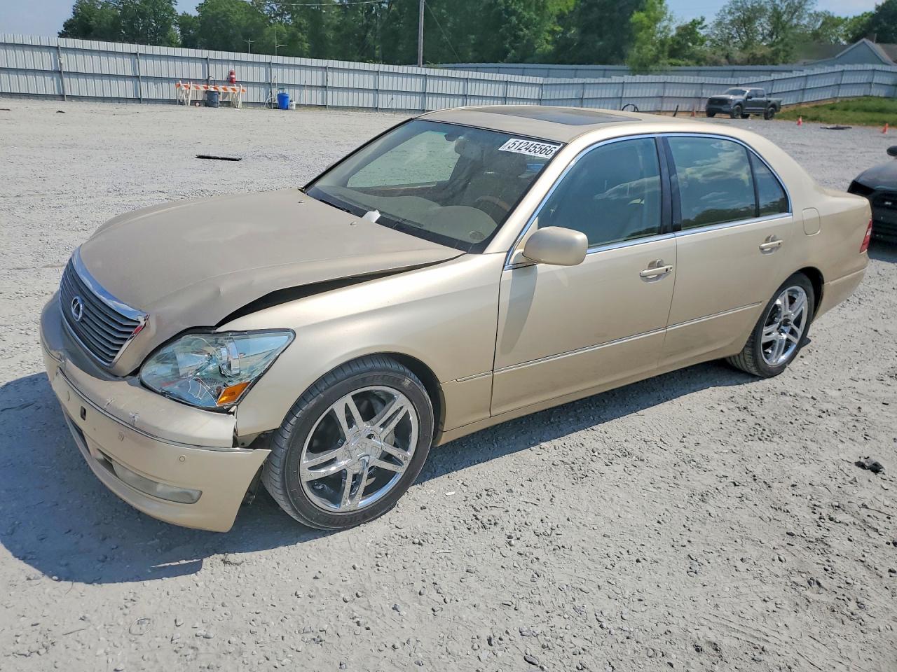 2004 Lexus Ls 430 Beige vin: JTHBN36F740152675