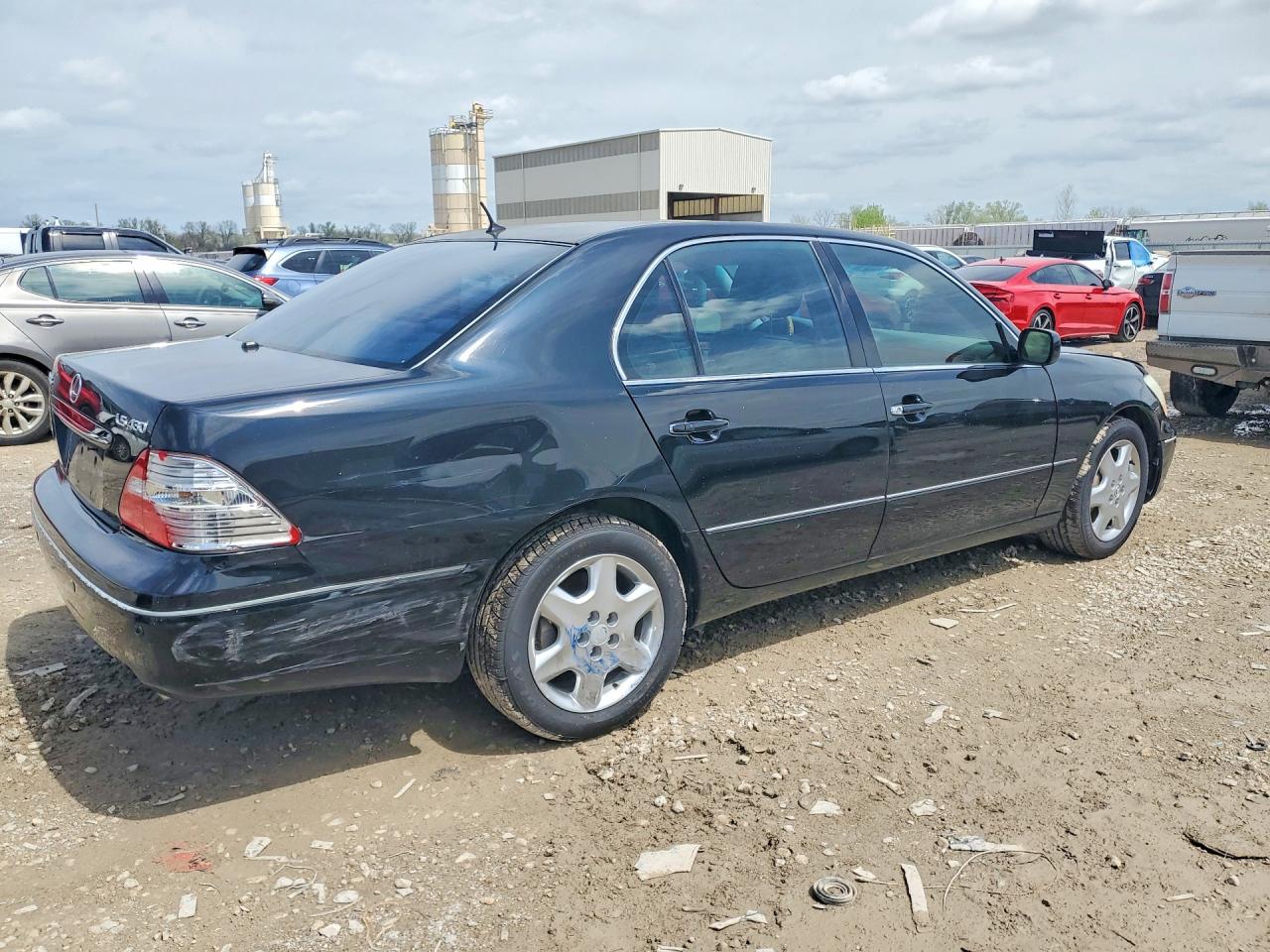 2004 Lexus Ls 430 Black vin: JTHBN36F740156676