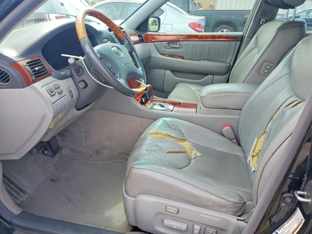 2004 Lexus Ls 430 Black vin: JTHBN36F740156676