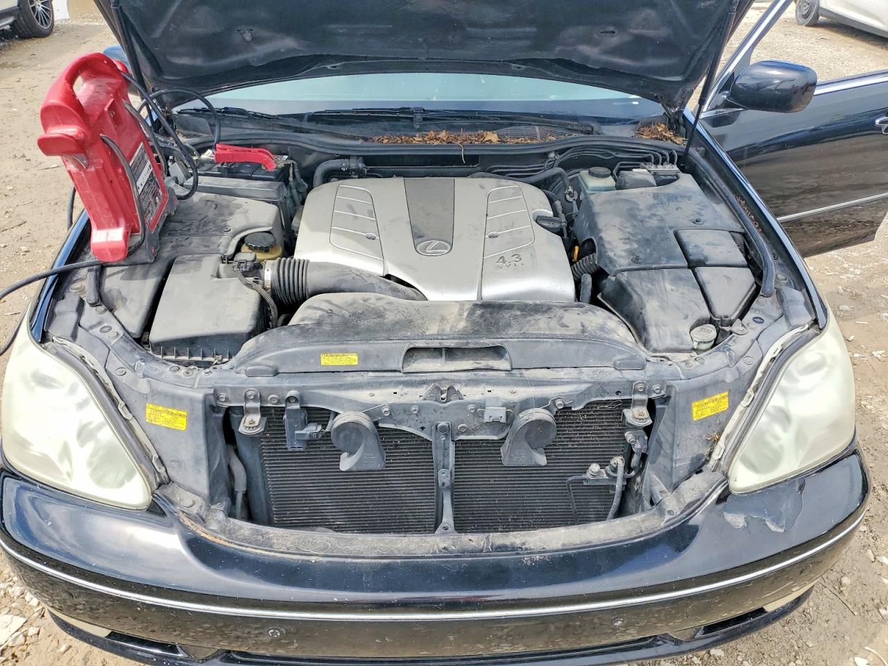 2004 Lexus Ls 430 Black vin: JTHBN36F740156676