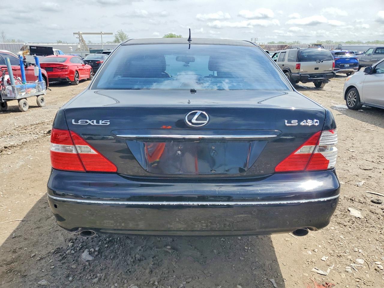 2004 Lexus Ls 430 Black vin: JTHBN36F740156676