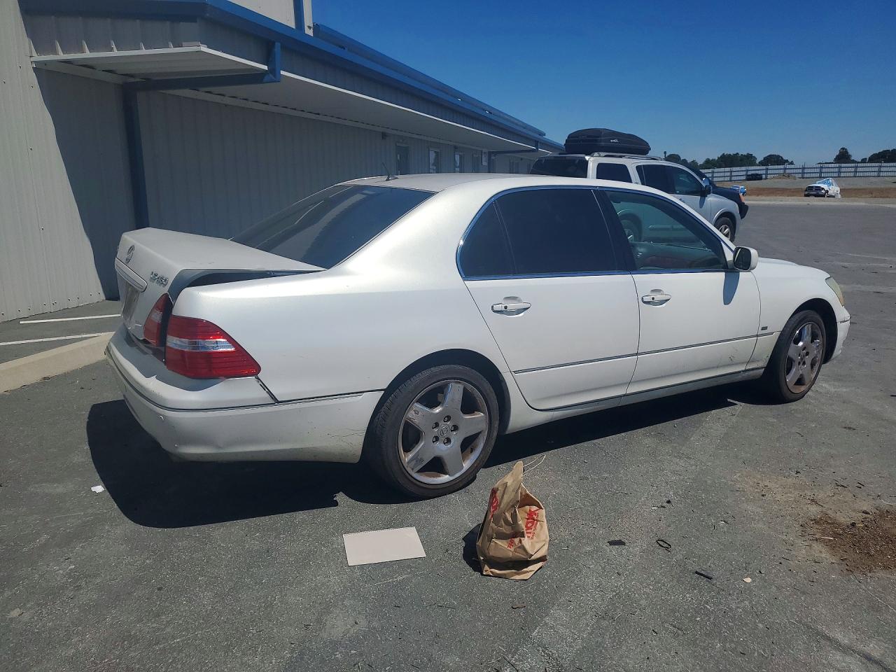 2004 Lexus Ls430 White vin: JTHBN36F740166981