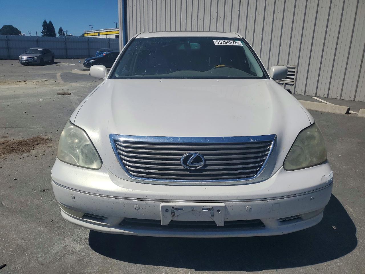 2004 Lexus Ls430 White vin: JTHBN36F740166981