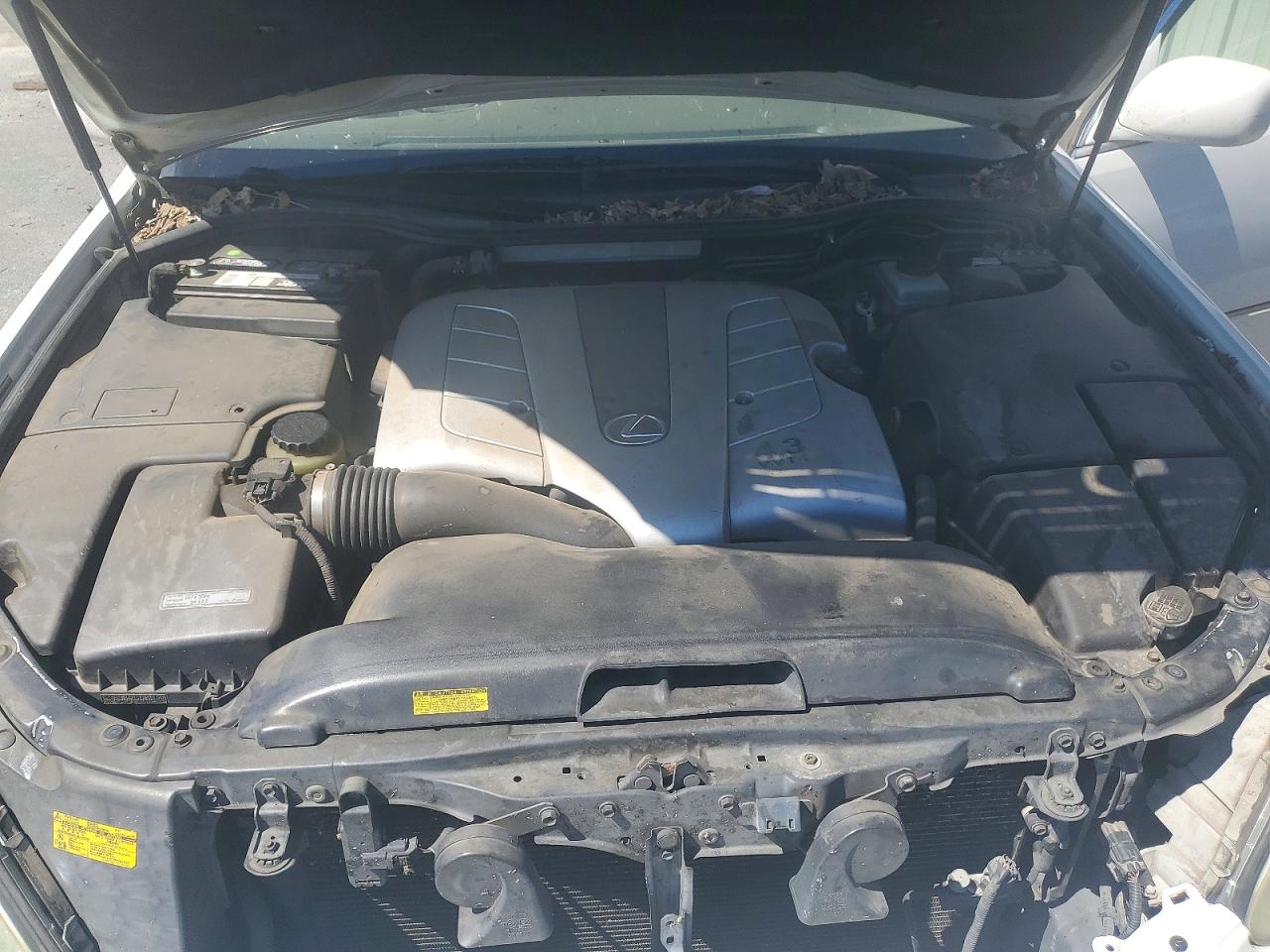 2004 Lexus Ls430 White vin: JTHBN36F740166981