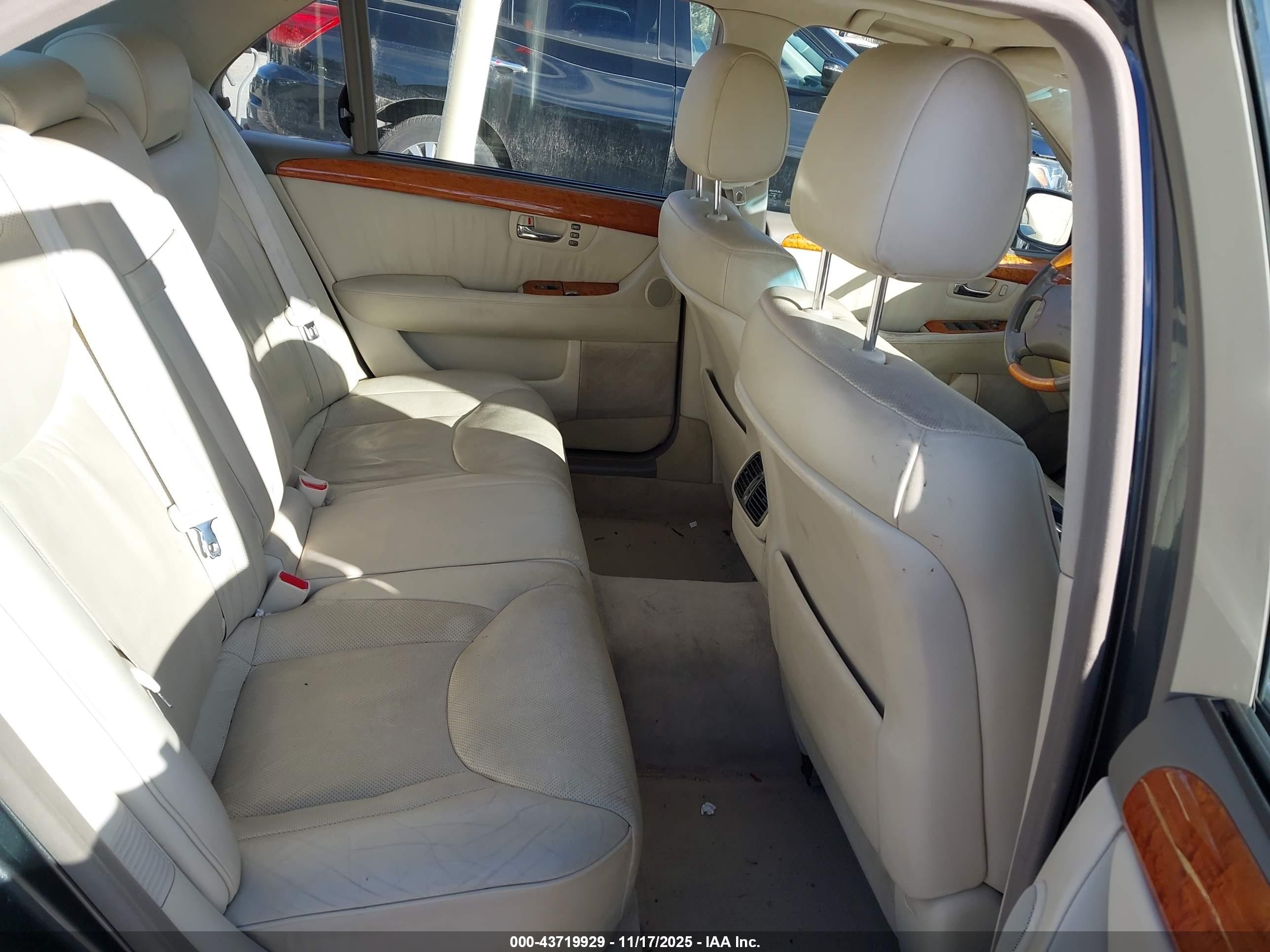 2005 Lexus Ls 430 Серый vin: JTHBN36F750177884
