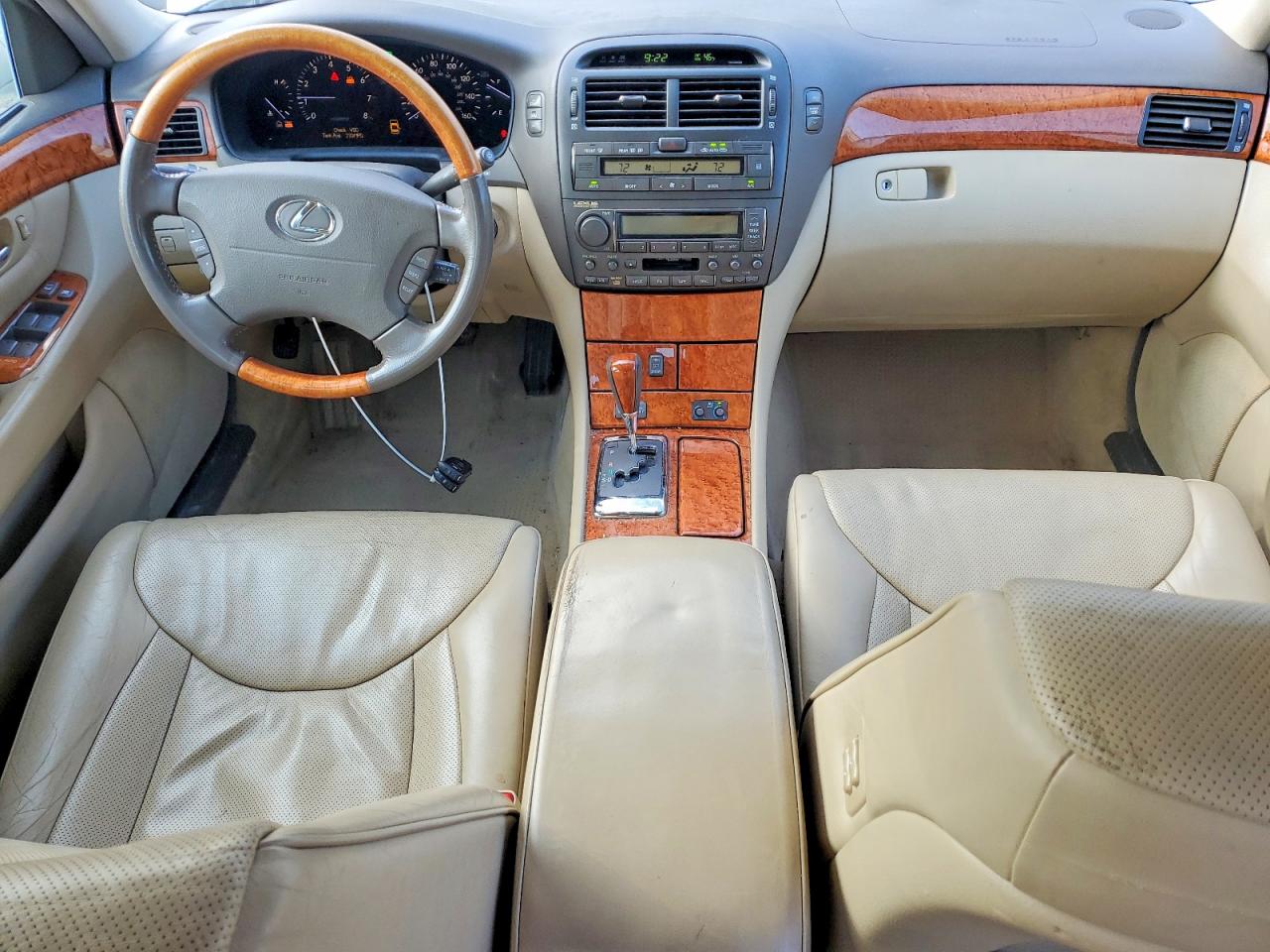 2005 Lexus Ls 430 White vin: JTHBN36F755005180