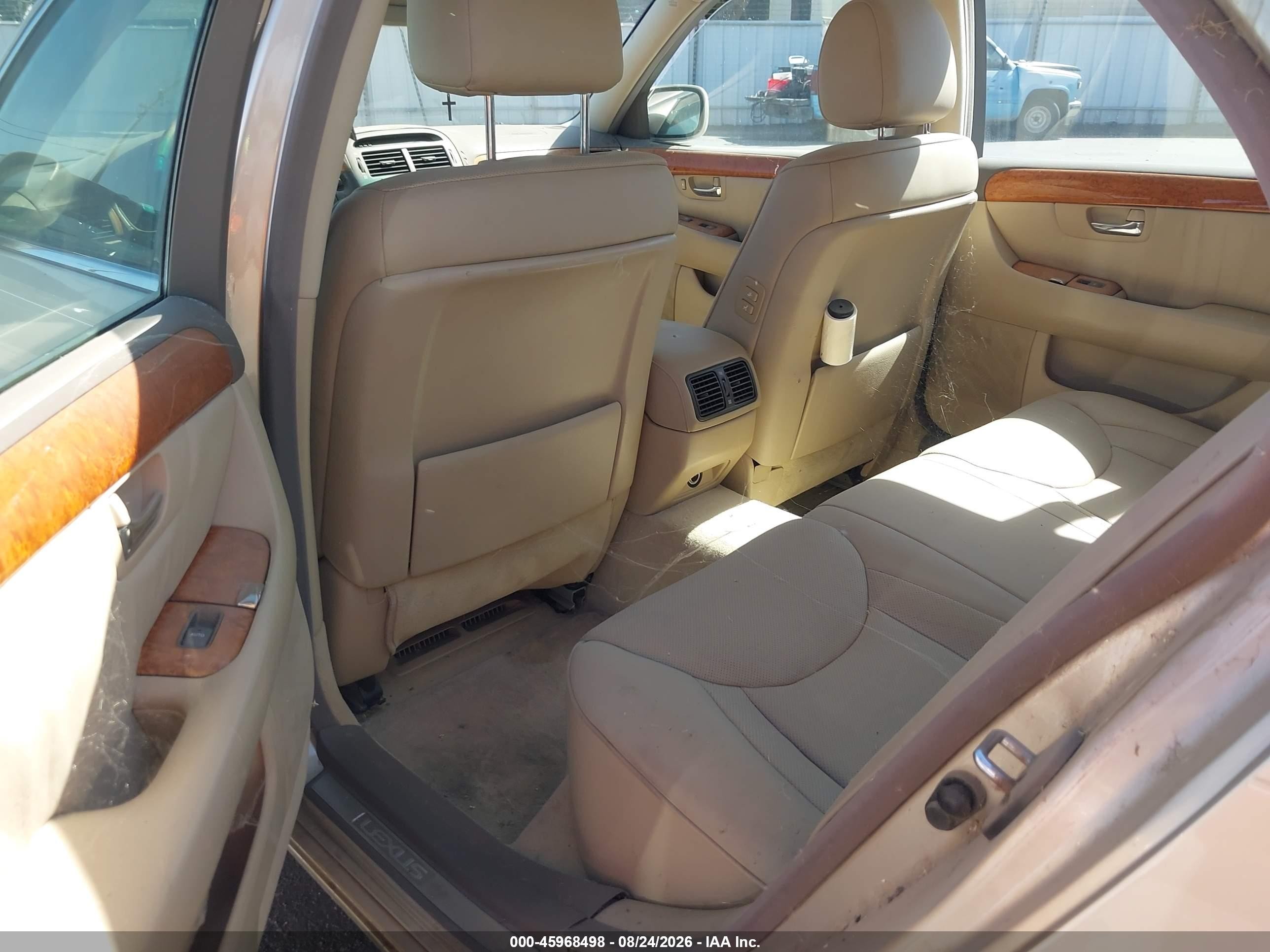 2005 Lexus Ls 430 Brown vin: JTHBN36F755019127