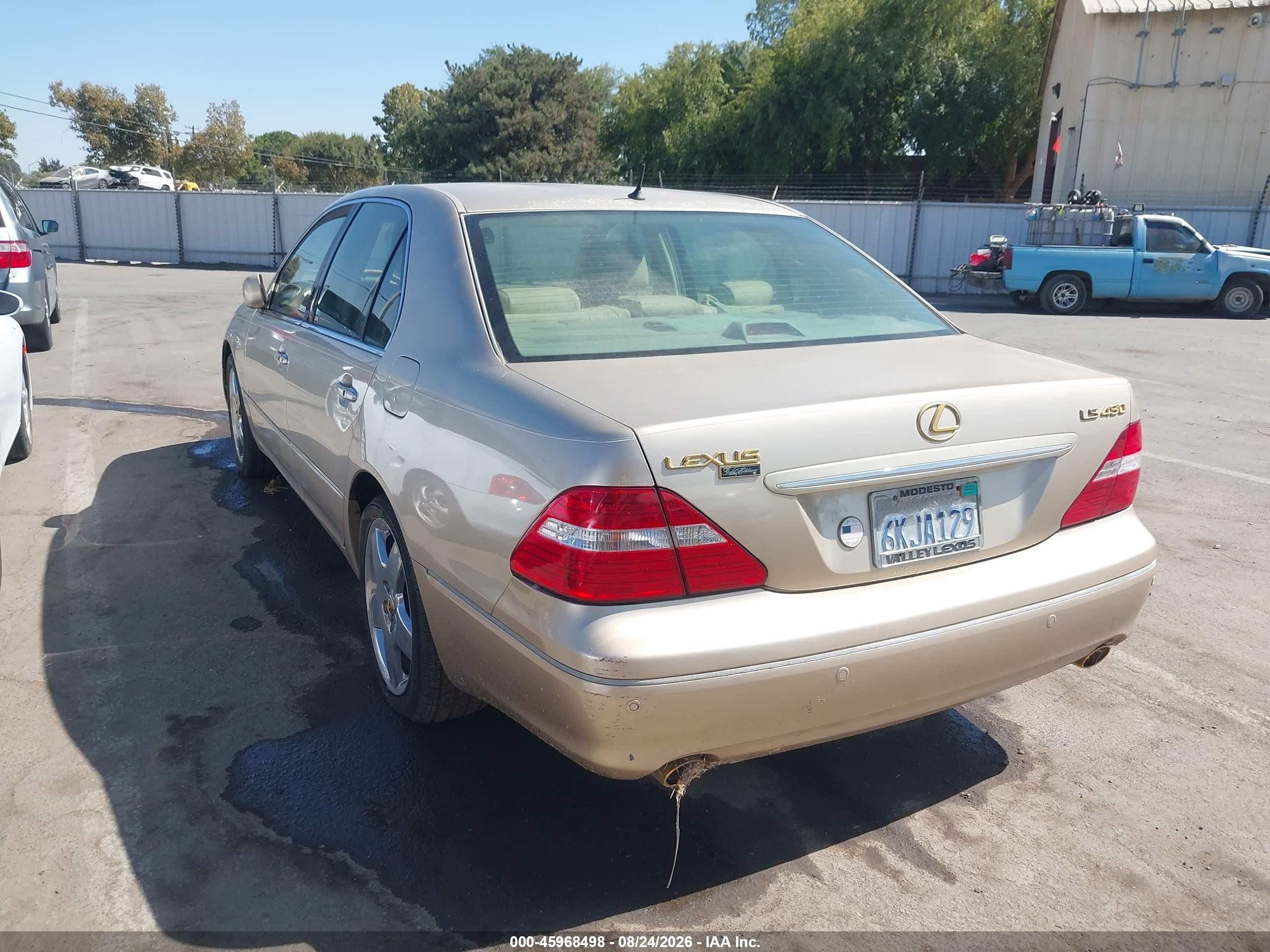 2005 Lexus Ls 430 Brown vin: JTHBN36F755019127