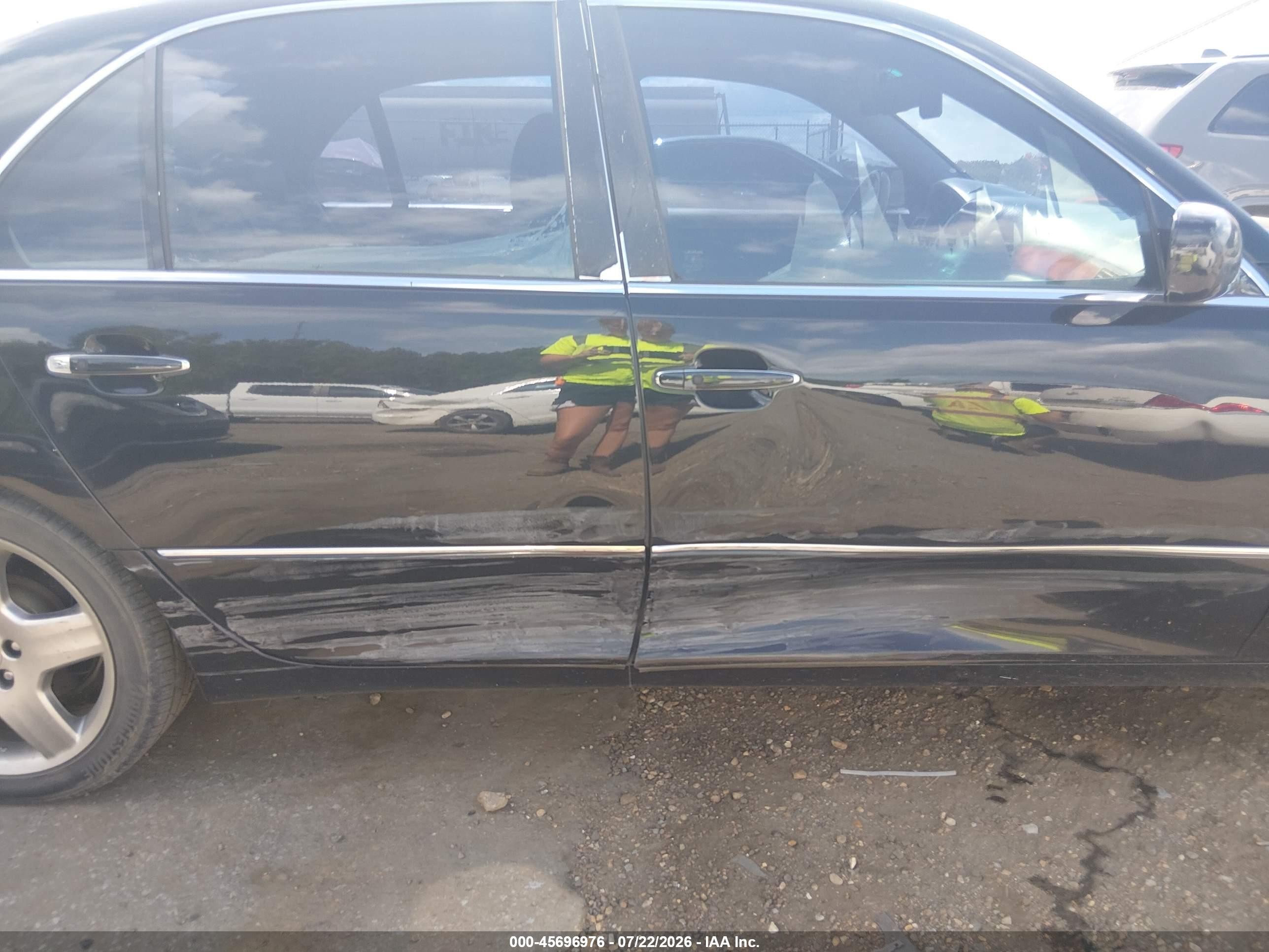 2005 Lexus Ls 430   Black vin: JTHBN36F755019838