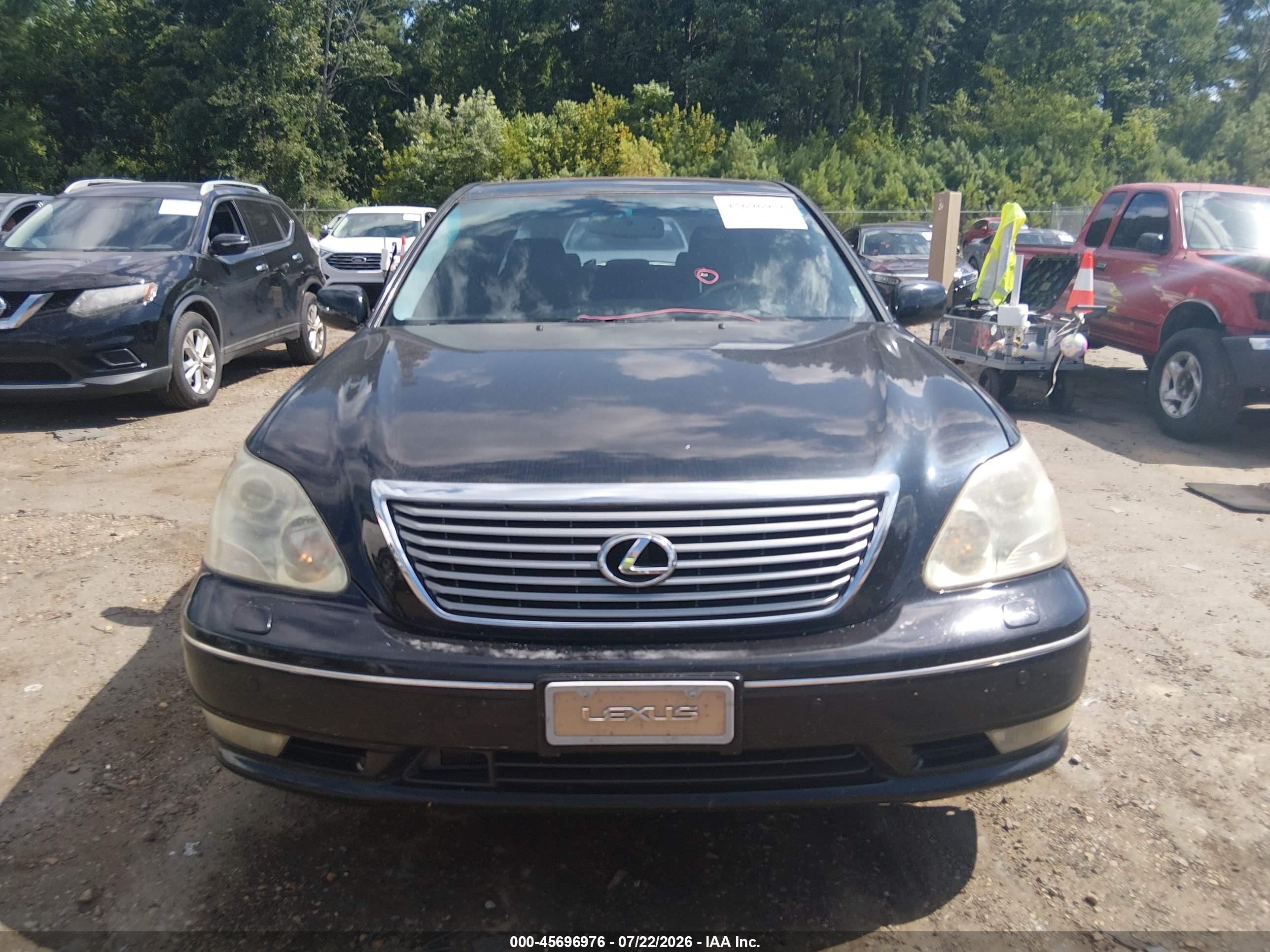 2005 Lexus Ls 430   Black vin: JTHBN36F755019838