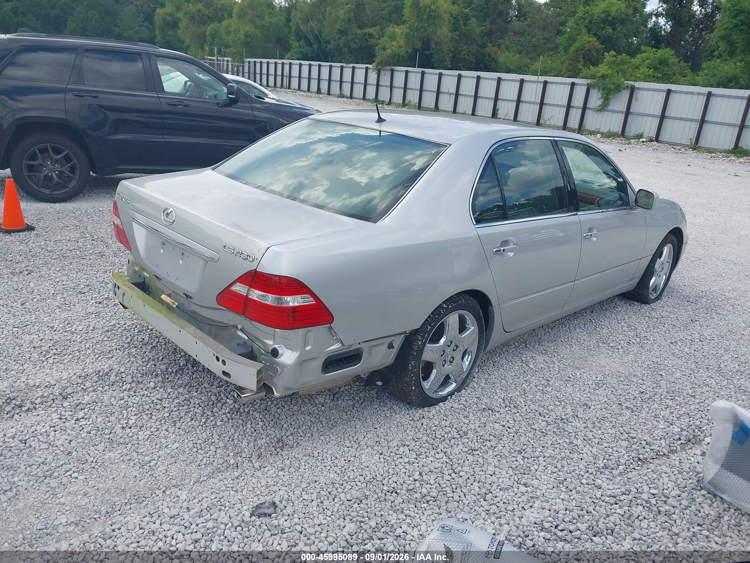 2006 Lexus Ls 430 Silver vin: JTHBN36F765032994