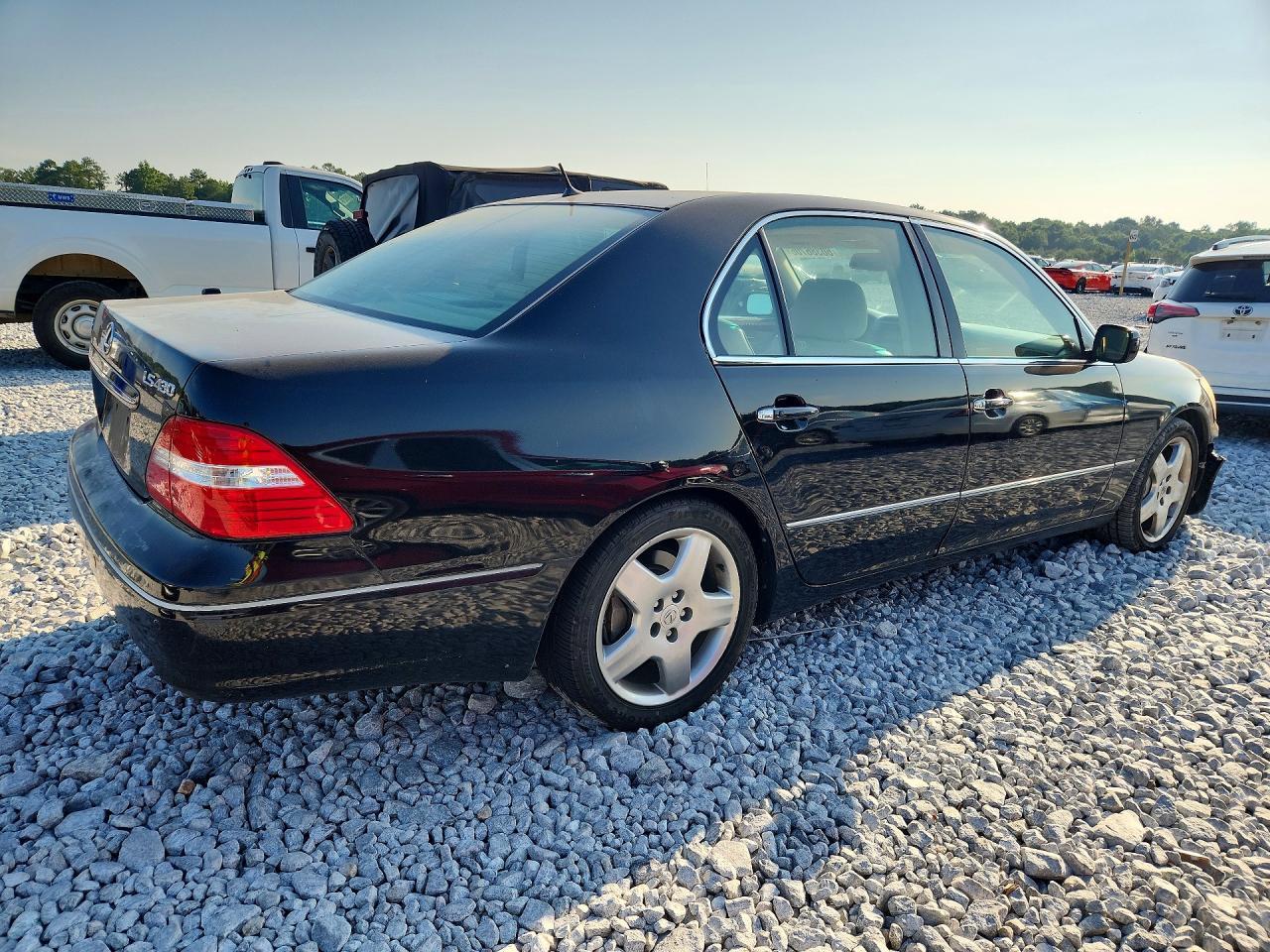 2006 Lexus Ls 430 Black vin: JTHBN36F765053943