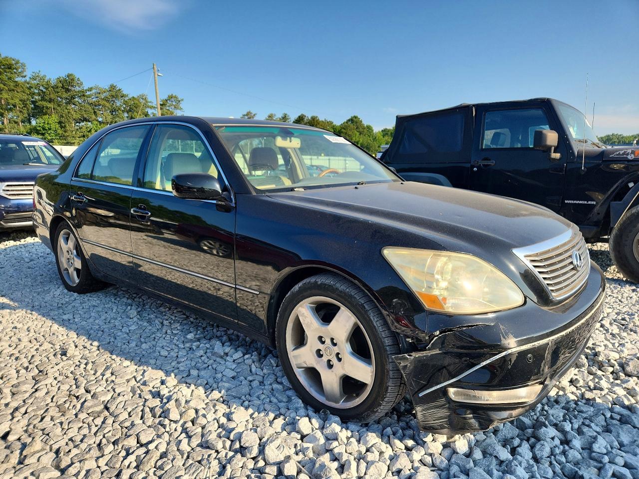 2006 Lexus Ls 430 Black vin: JTHBN36F765053943