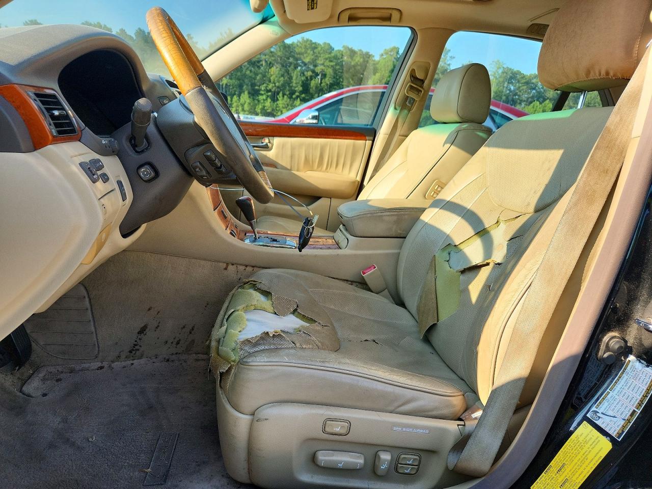 2006 Lexus Ls 430 Black vin: JTHBN36F765053943