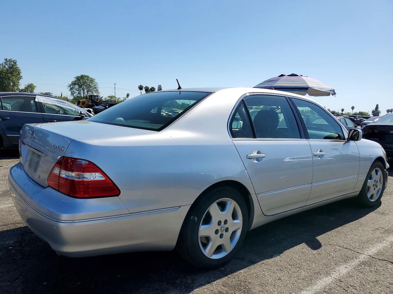 2004 Lexus Ls 430 Серебряный vin: JTHBN36F840134508