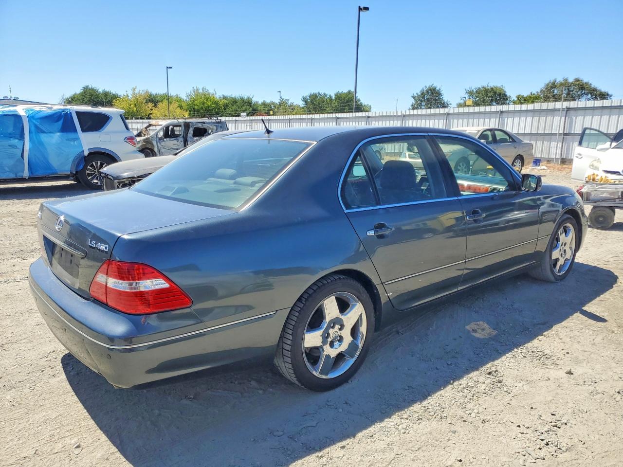 2005 Lexus Ls 430 Black vin: JTHBN36F850175495