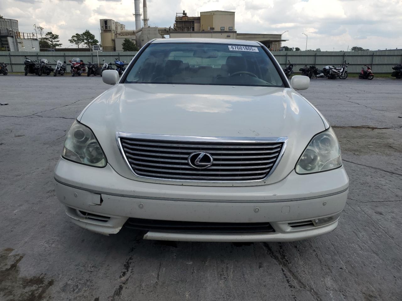 2005 Lexus Ls 430 White vin: JTHBN36F850181006