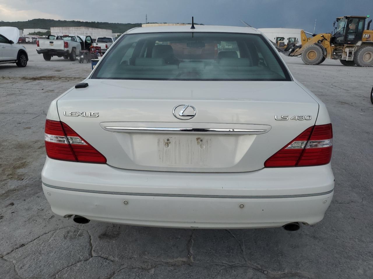 2005 Lexus Ls 430 White vin: JTHBN36F850181006