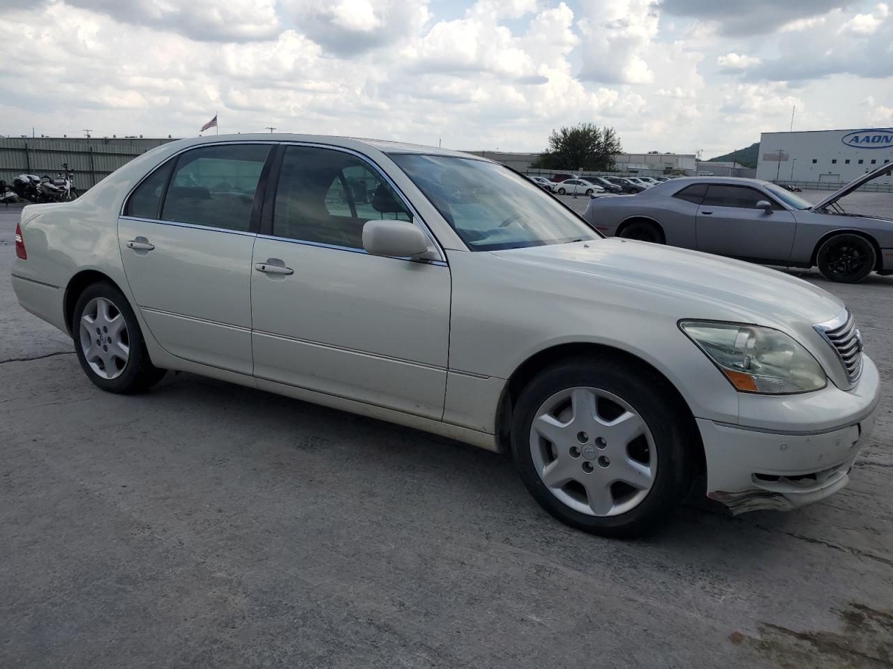 2005 Lexus Ls 430 White vin: JTHBN36F850181006