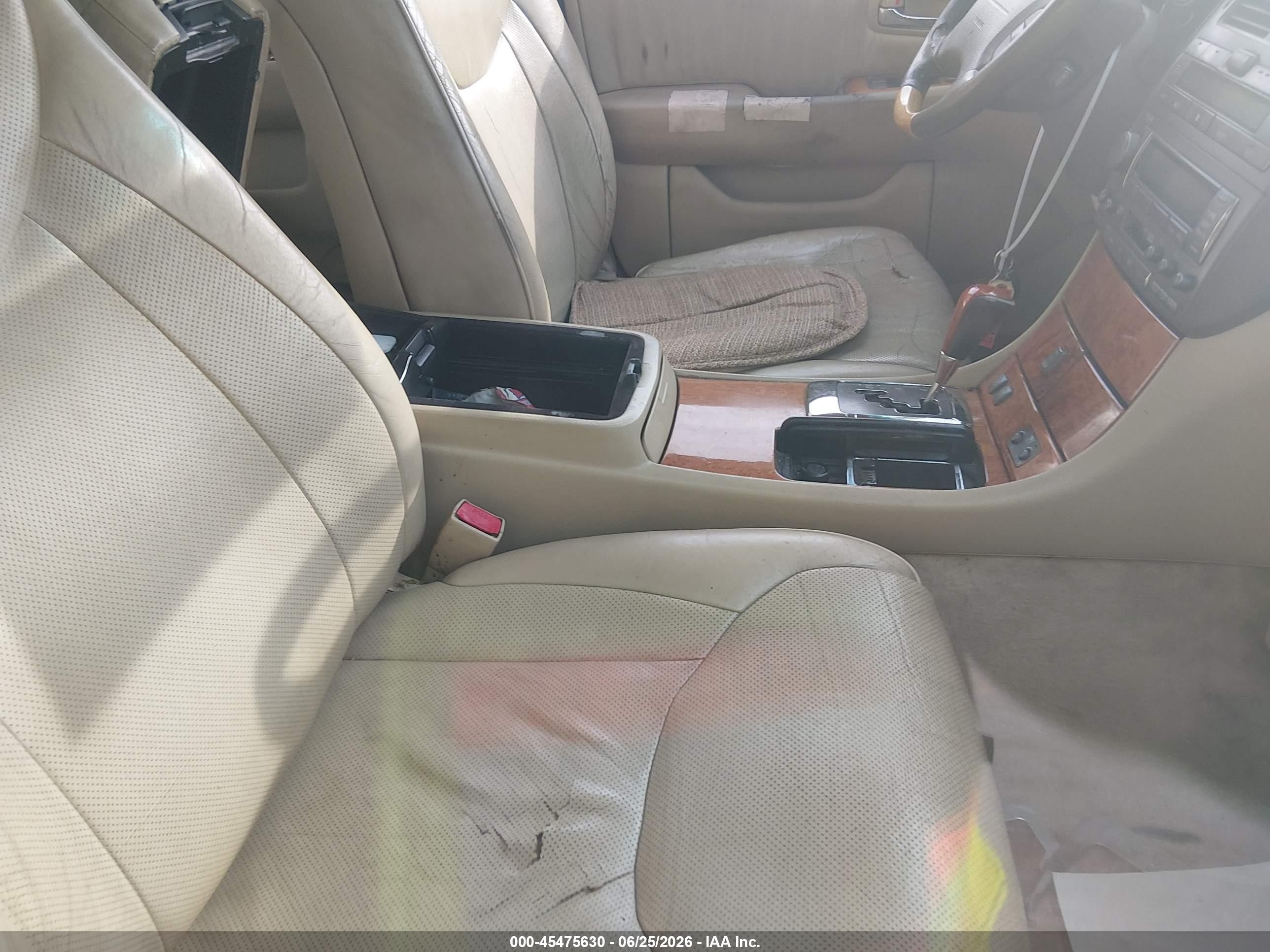 2005 Lexus Ls 430 Black vin: JTHBN36F855017712