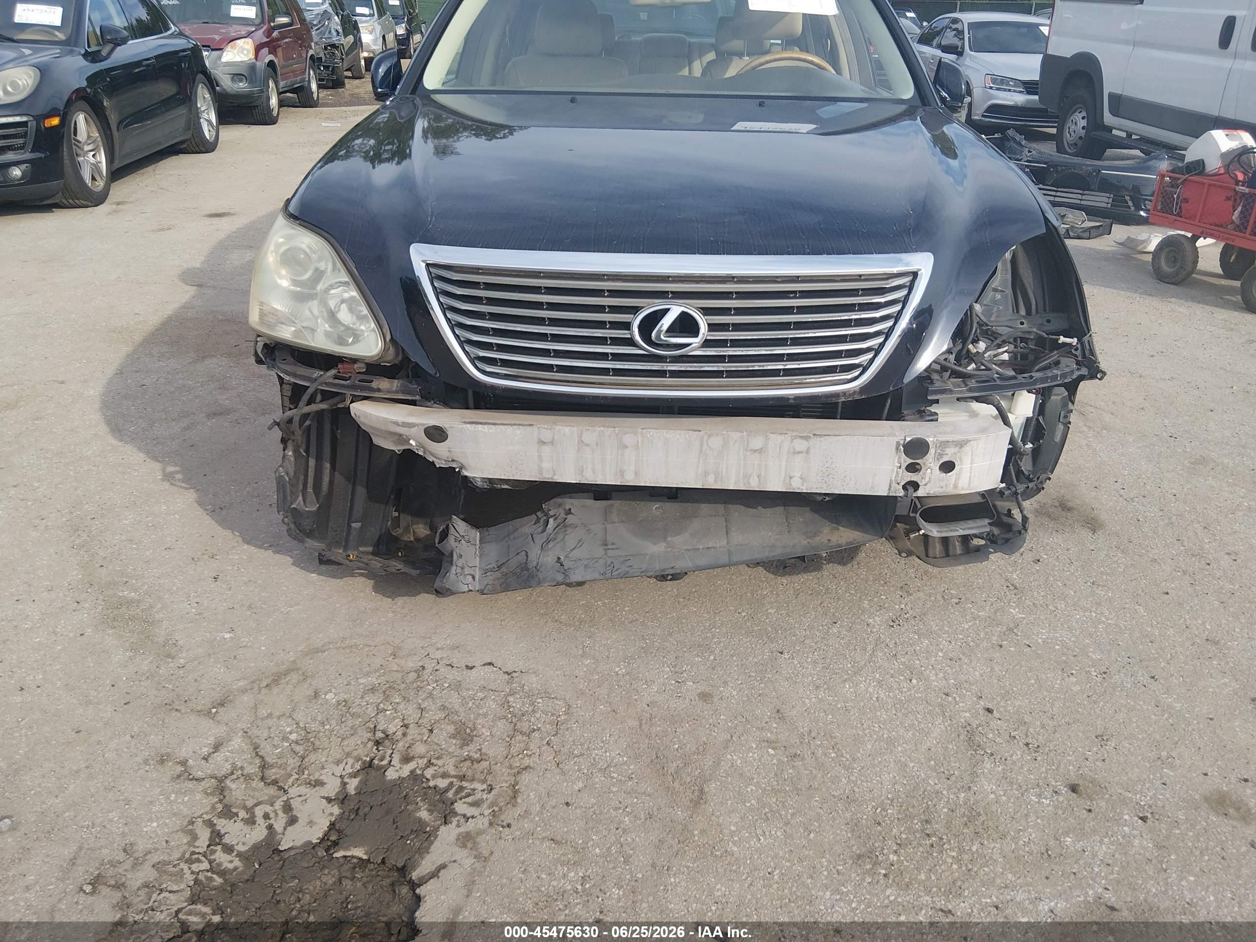 2005 Lexus Ls 430 Black vin: JTHBN36F855017712
