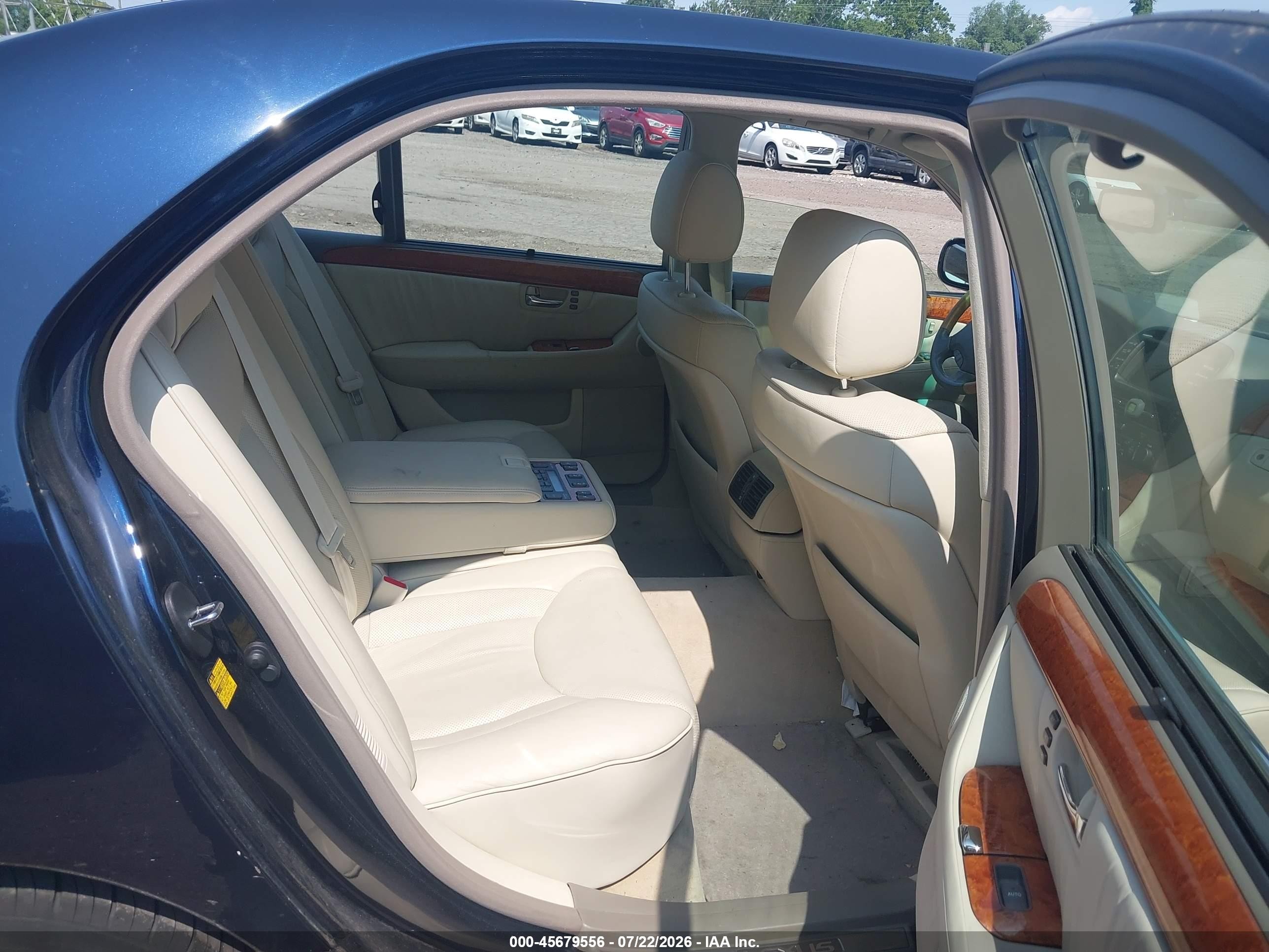 2005 Lexus Ls 430   Синий vin: JTHBN36F855018424