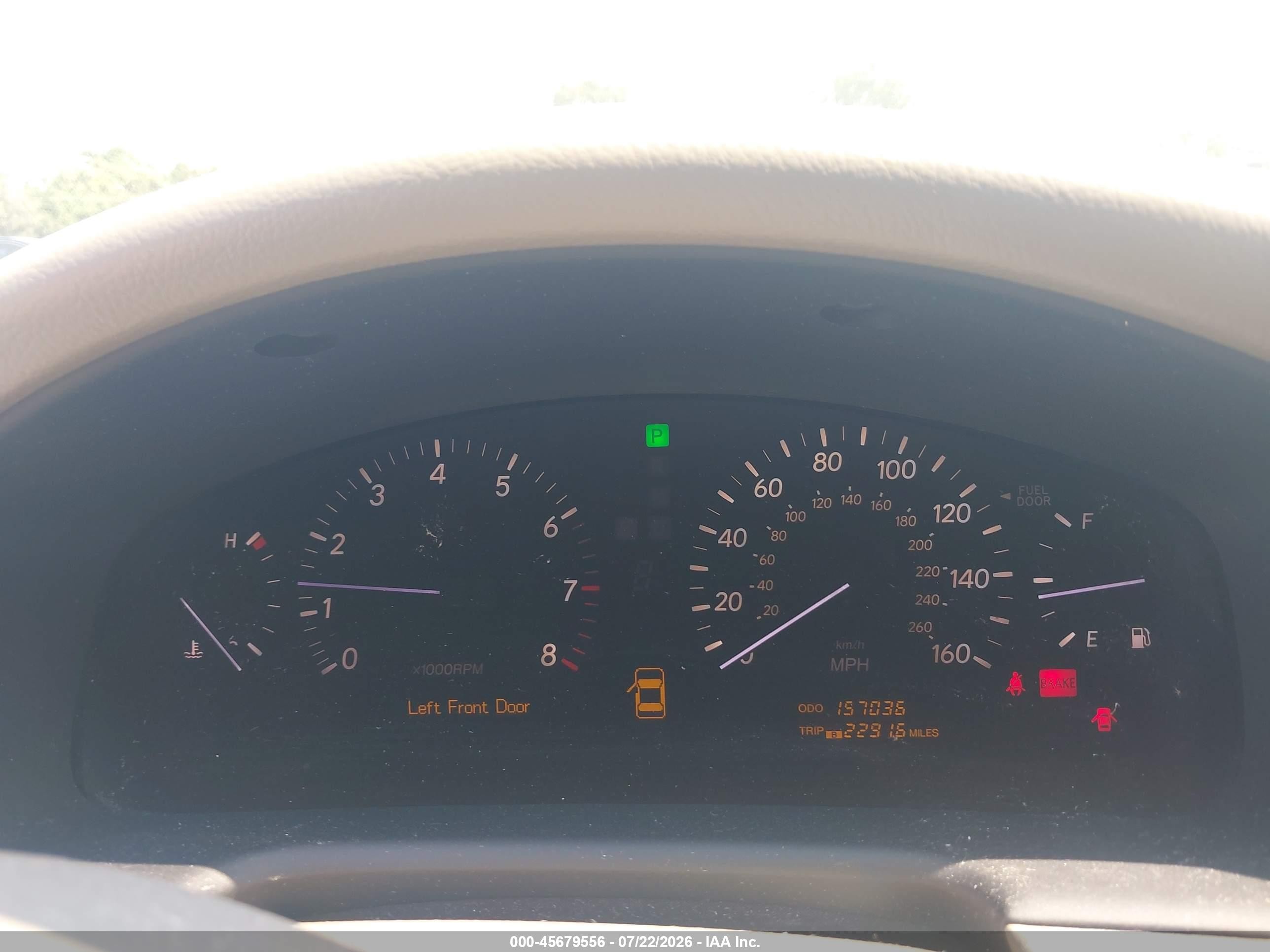 2005 Lexus Ls 430   Синий vin: JTHBN36F855018424