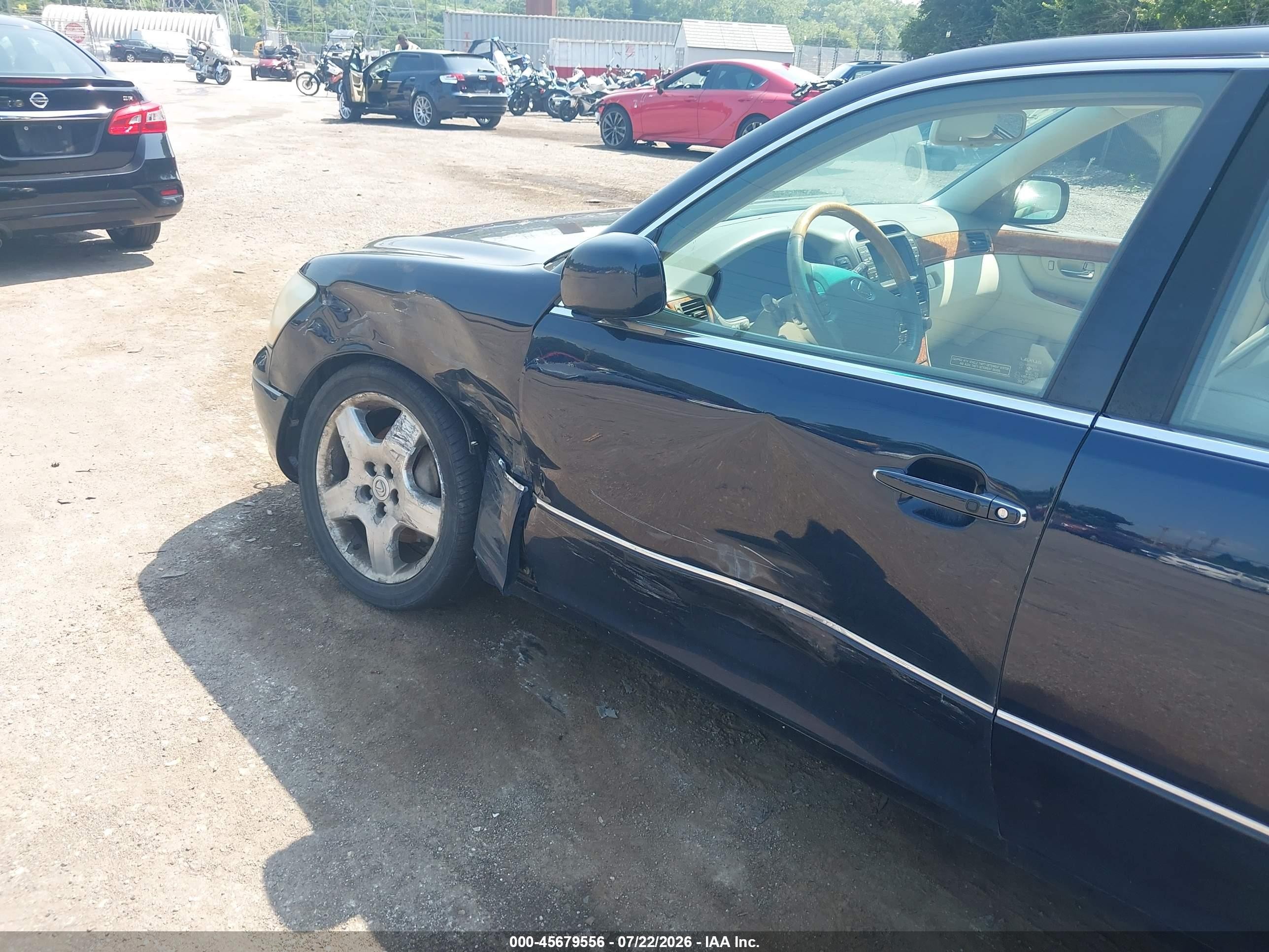 2005 Lexus Ls 430   Синий vin: JTHBN36F855018424