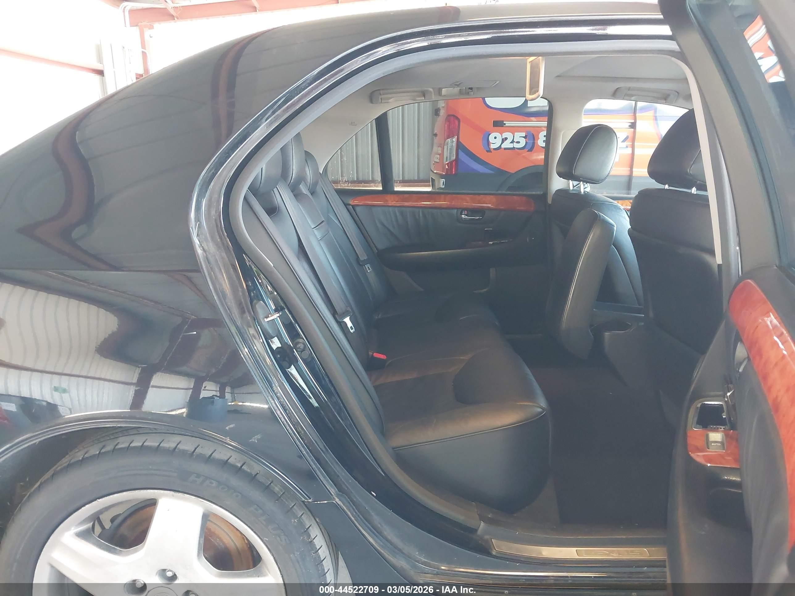 2006 Lexus Ls 430   Black vin: JTHBN36F865031790