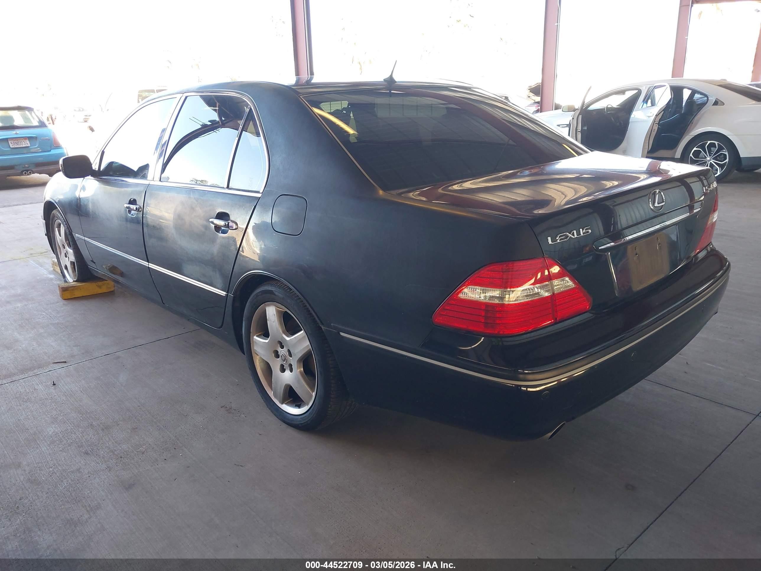 2006 Lexus Ls 430   Black vin: JTHBN36F865031790